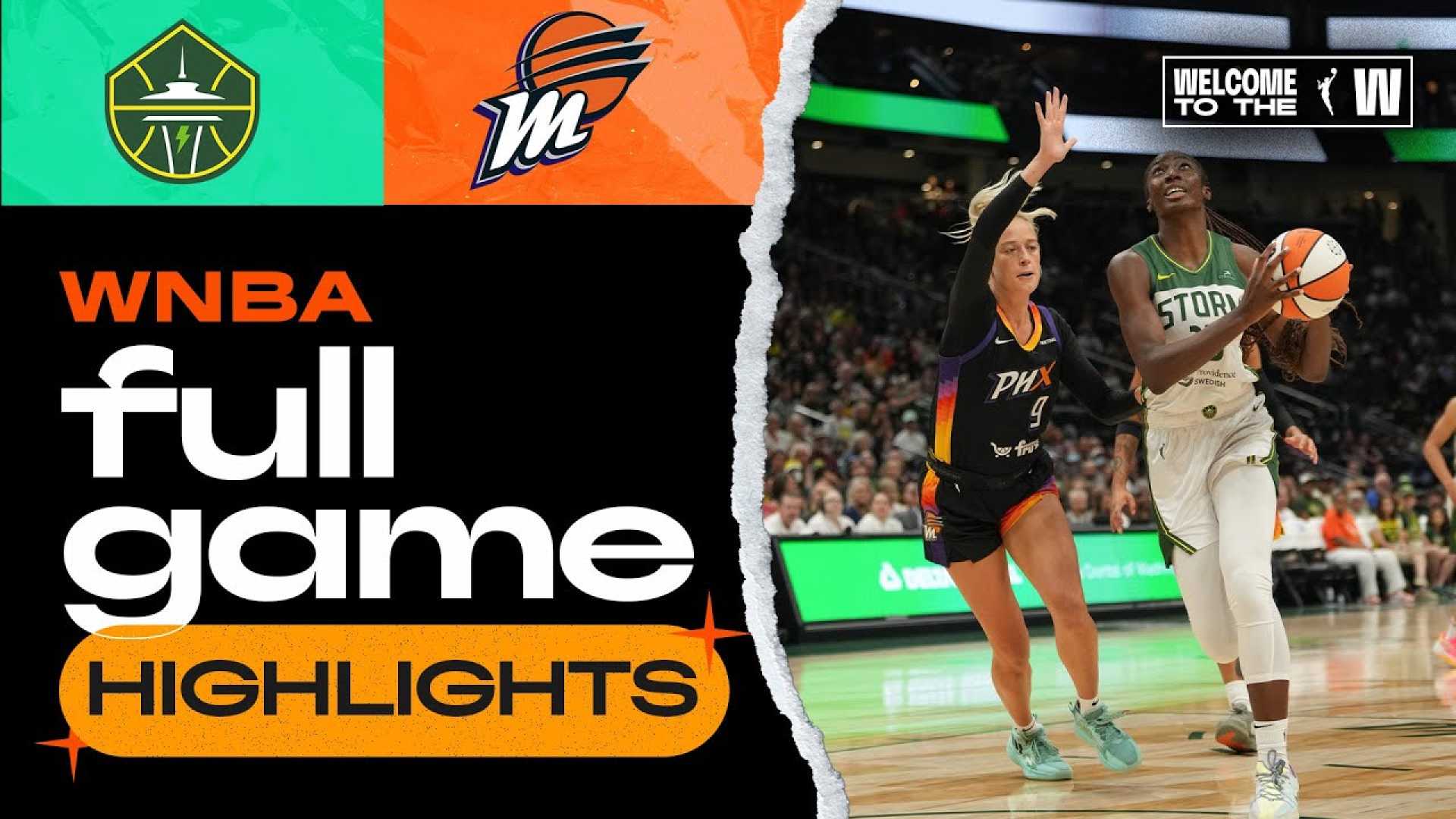 Phoenix Mercury Vs Seattle Storm Wnba Game