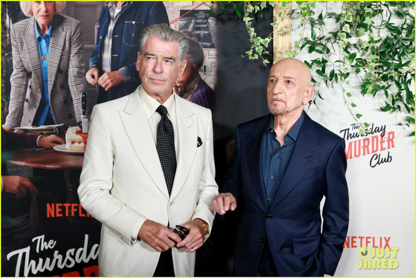 Pierce Brosnan Nyc Premiere The Thursday Murder Club