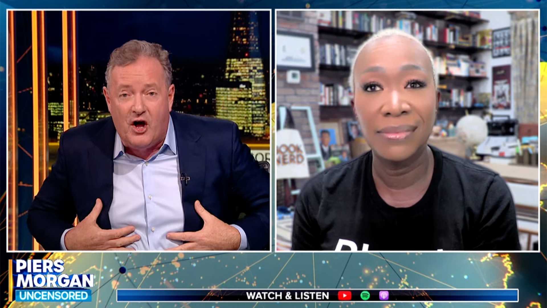Piers Morgan Joy Reid Interview Conflict