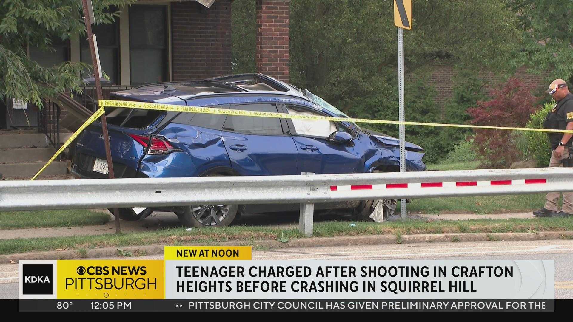 Pittsburgh Shooting Car Accident