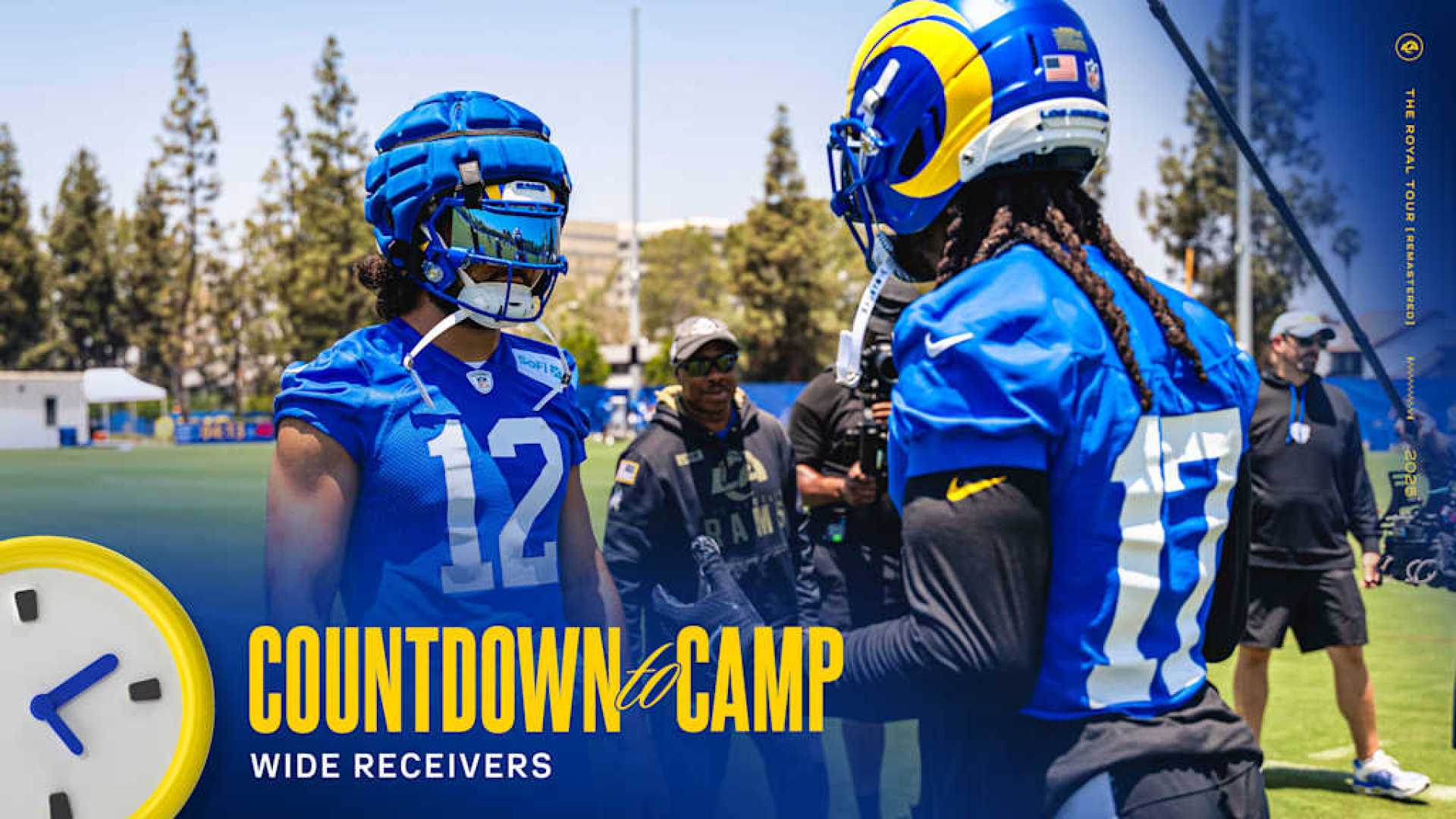 Puka Nacua Davante Adams Rams Training Camp