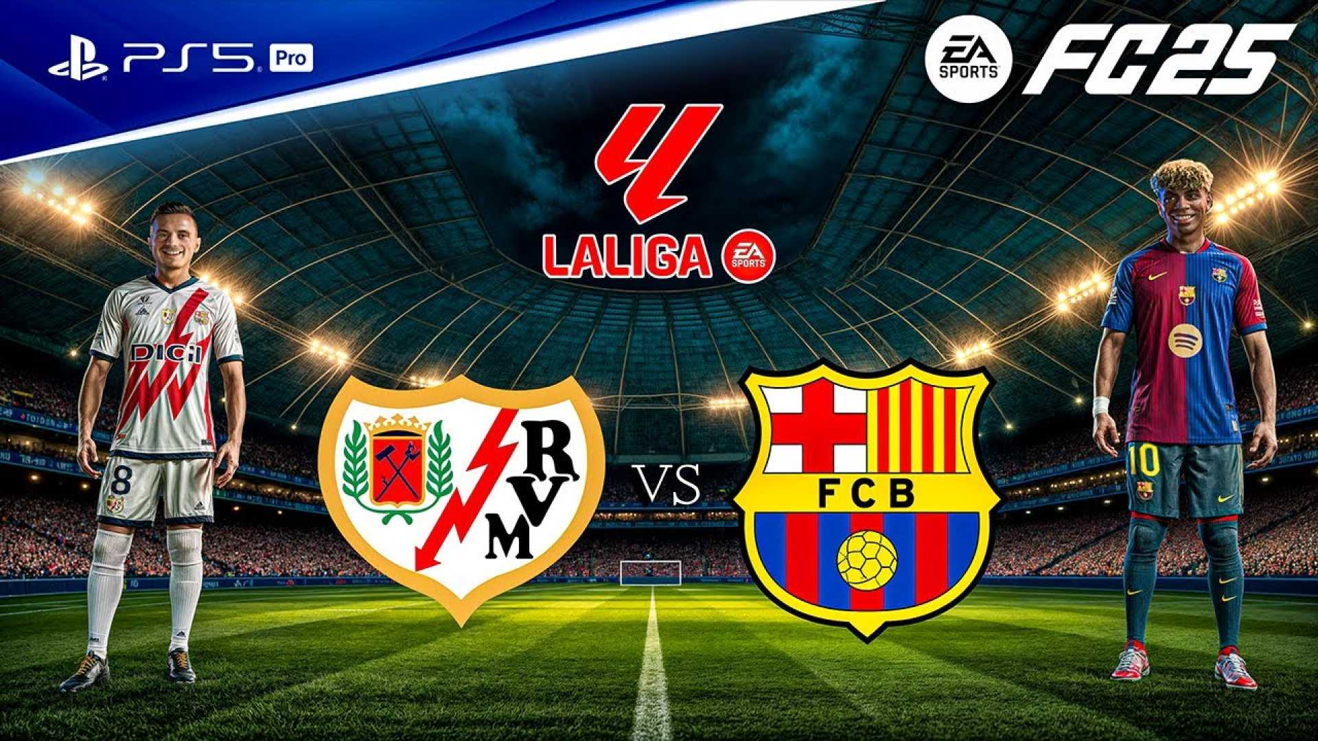 Rayo Vallecano Vs Fc Barcelona Match