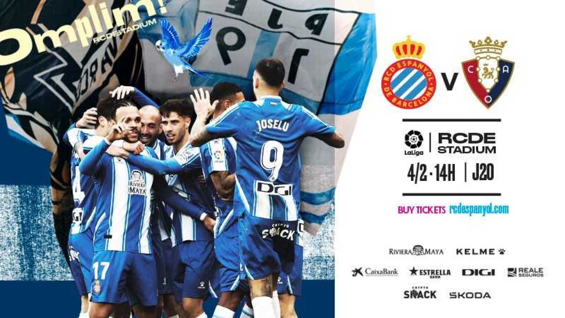 Rcd Espanyol Vs Osasuna Football Match