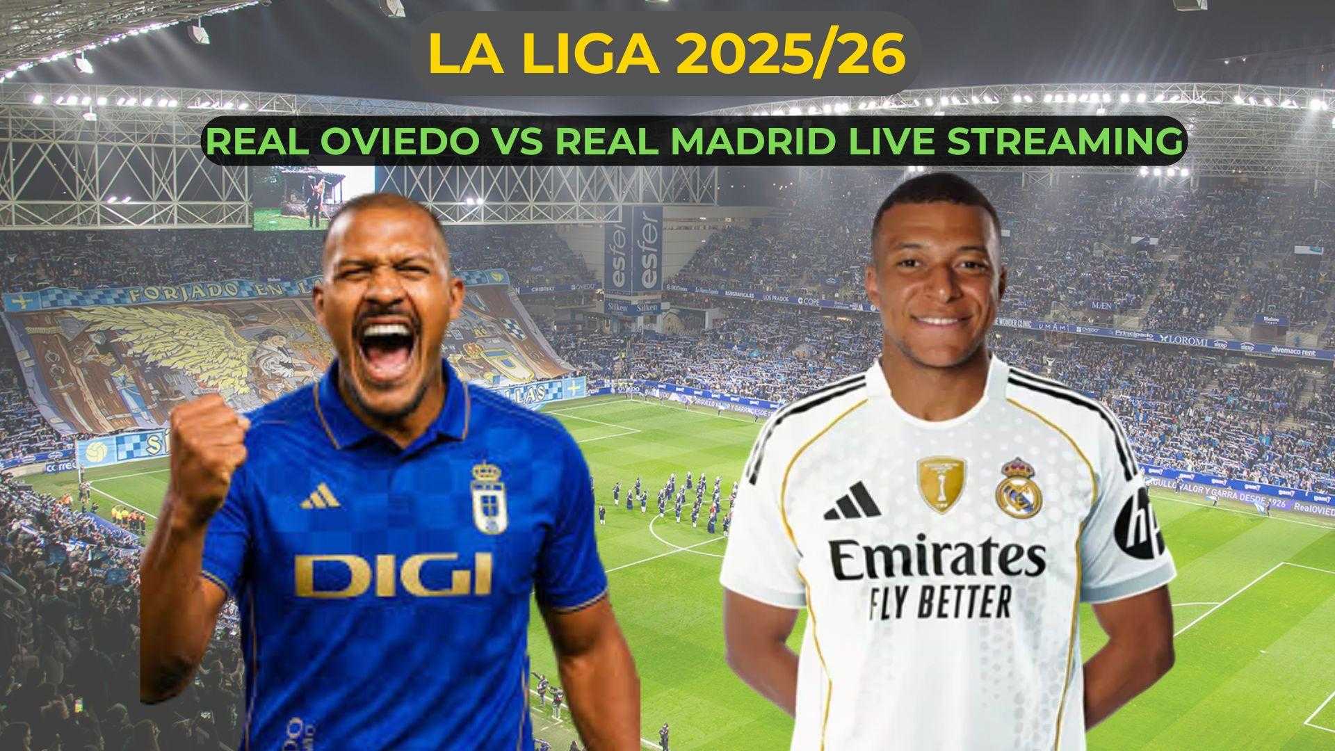 Real Madrid Vs Real Oviedo Liga Match