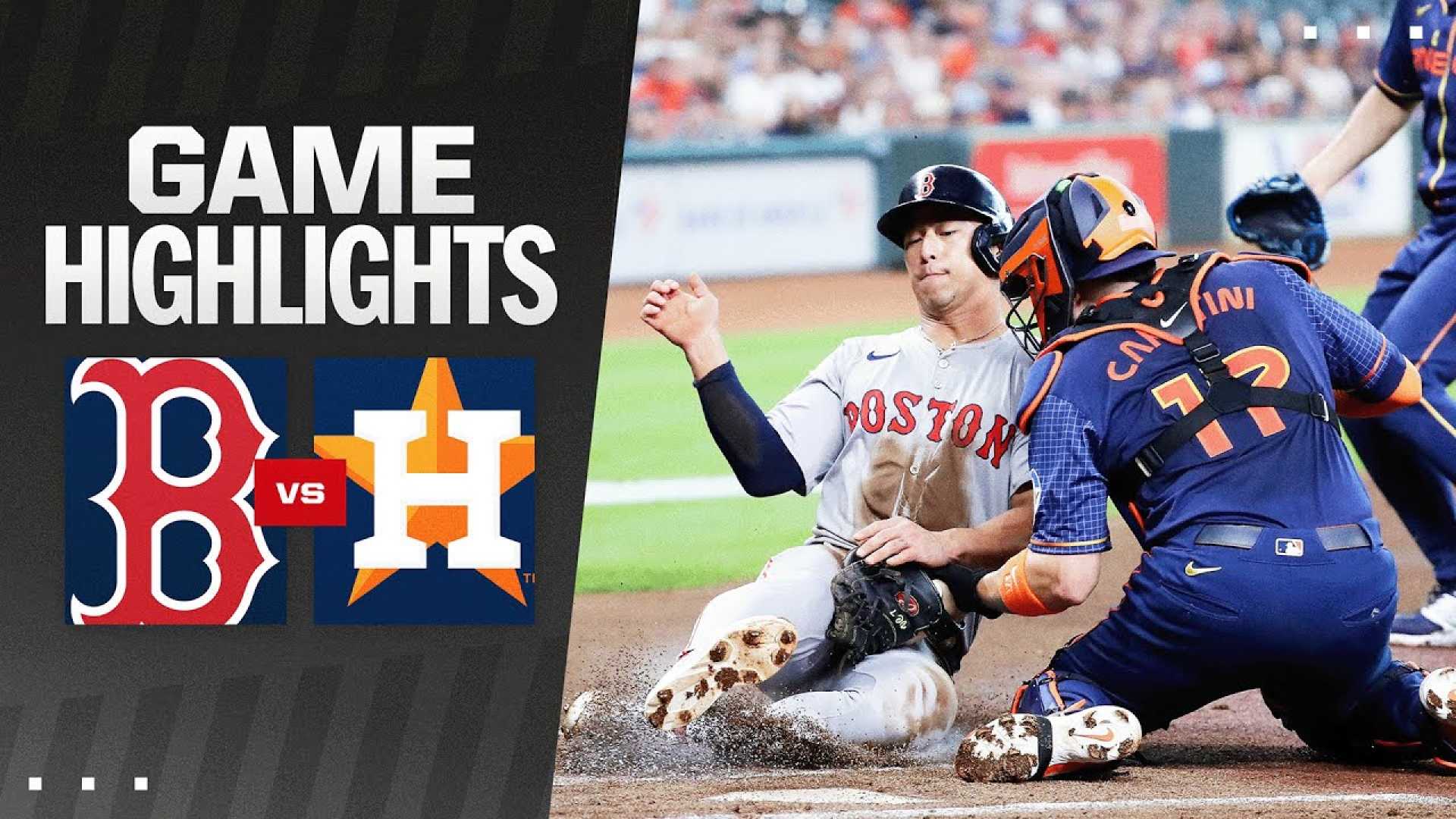 Red Sox Astros Baseball Game