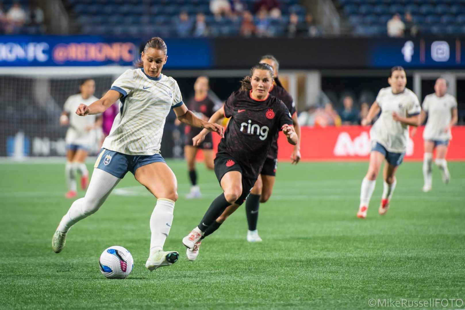 Reign Fc Vs Thorns Fc Match Action
