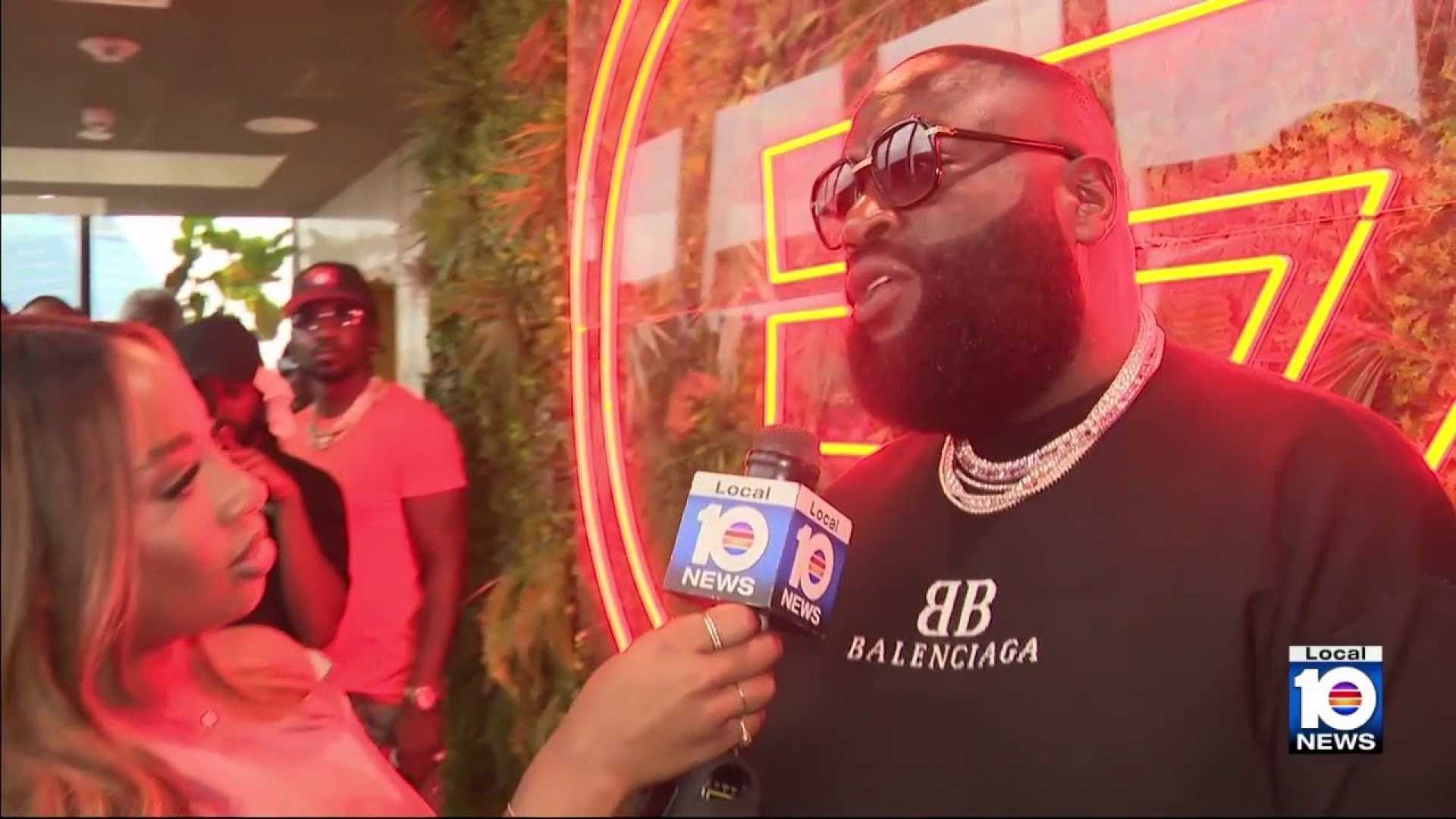 Rick Ross Fashion Event Designer Bags