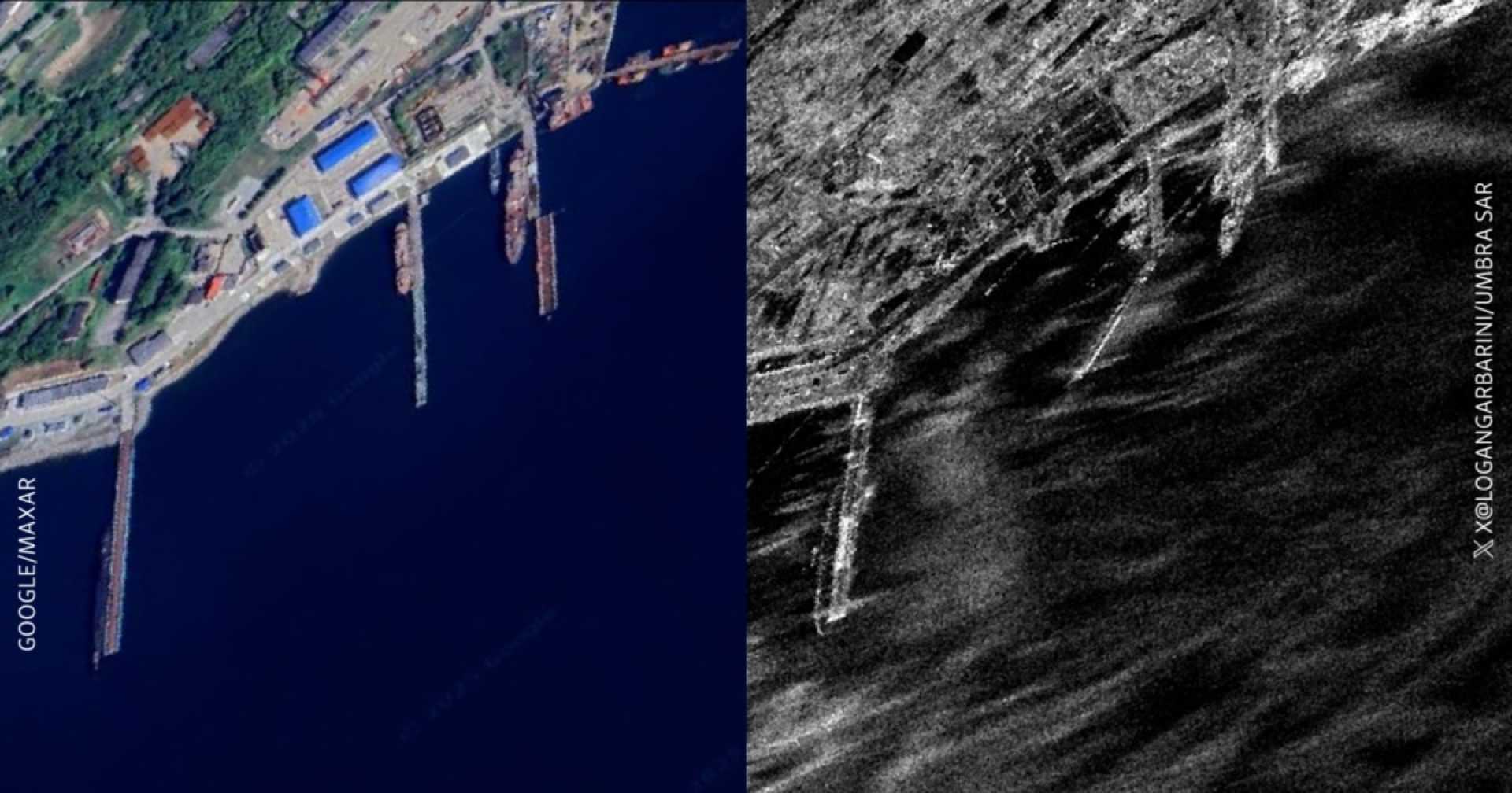 Rybachiy Submarine Base Satellite Damage