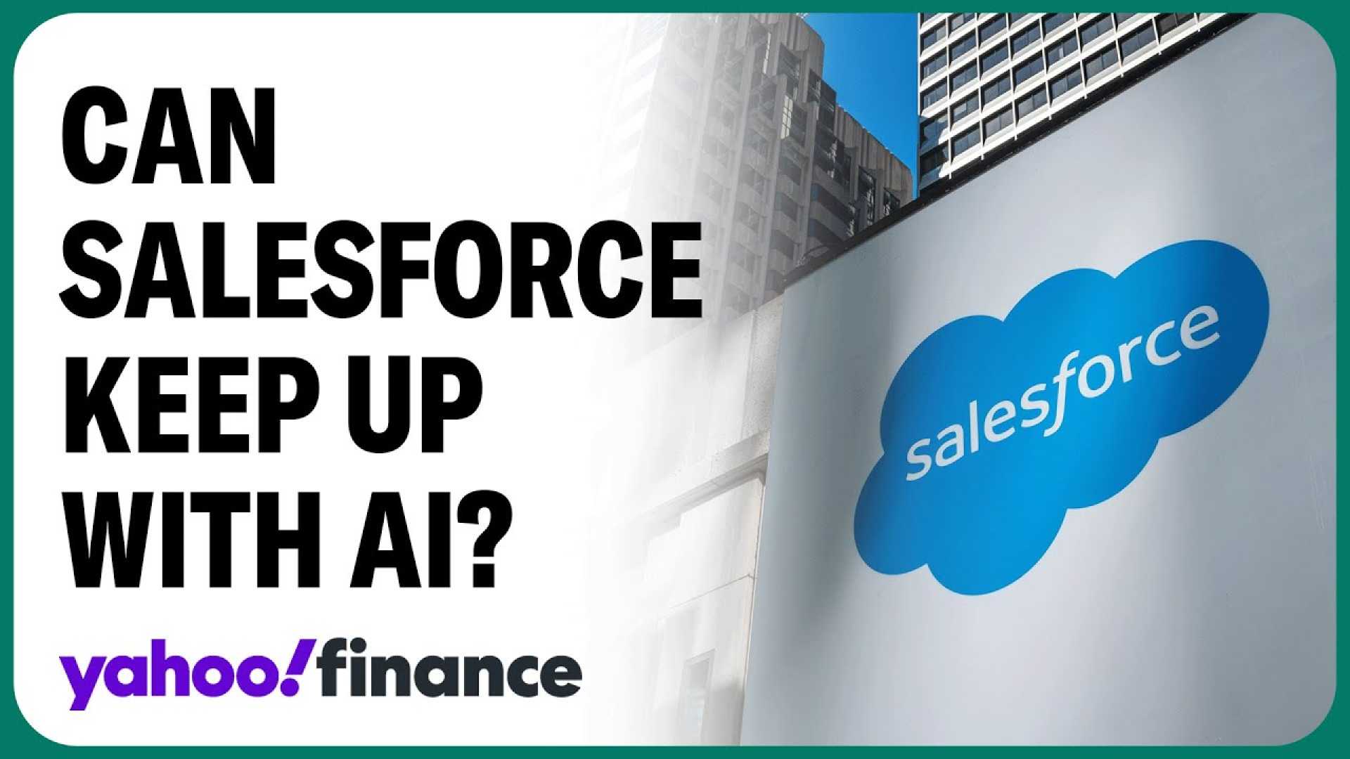 Salesforce Ai Disruption Stock Market