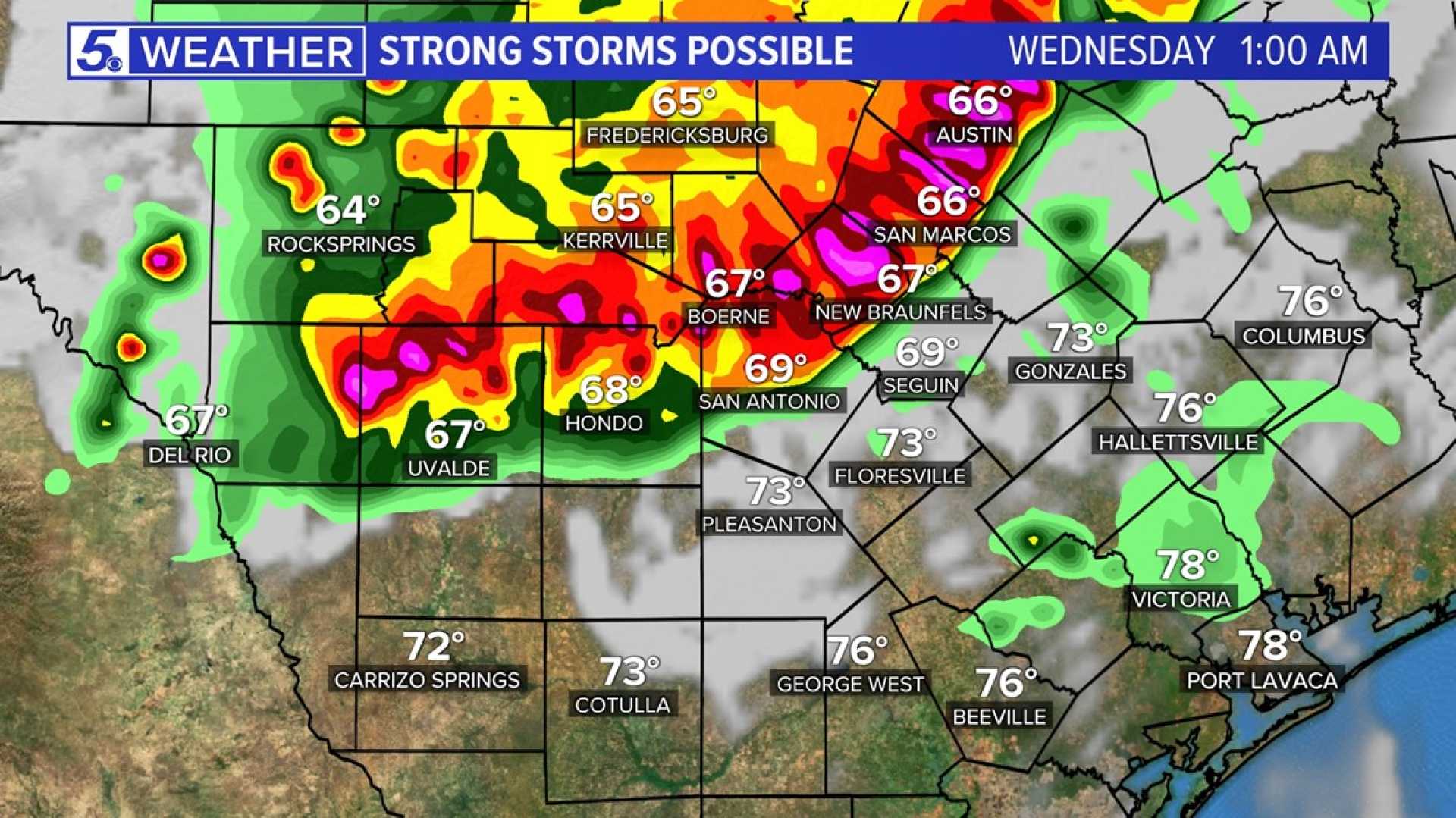 San Antonio Weather Forecast