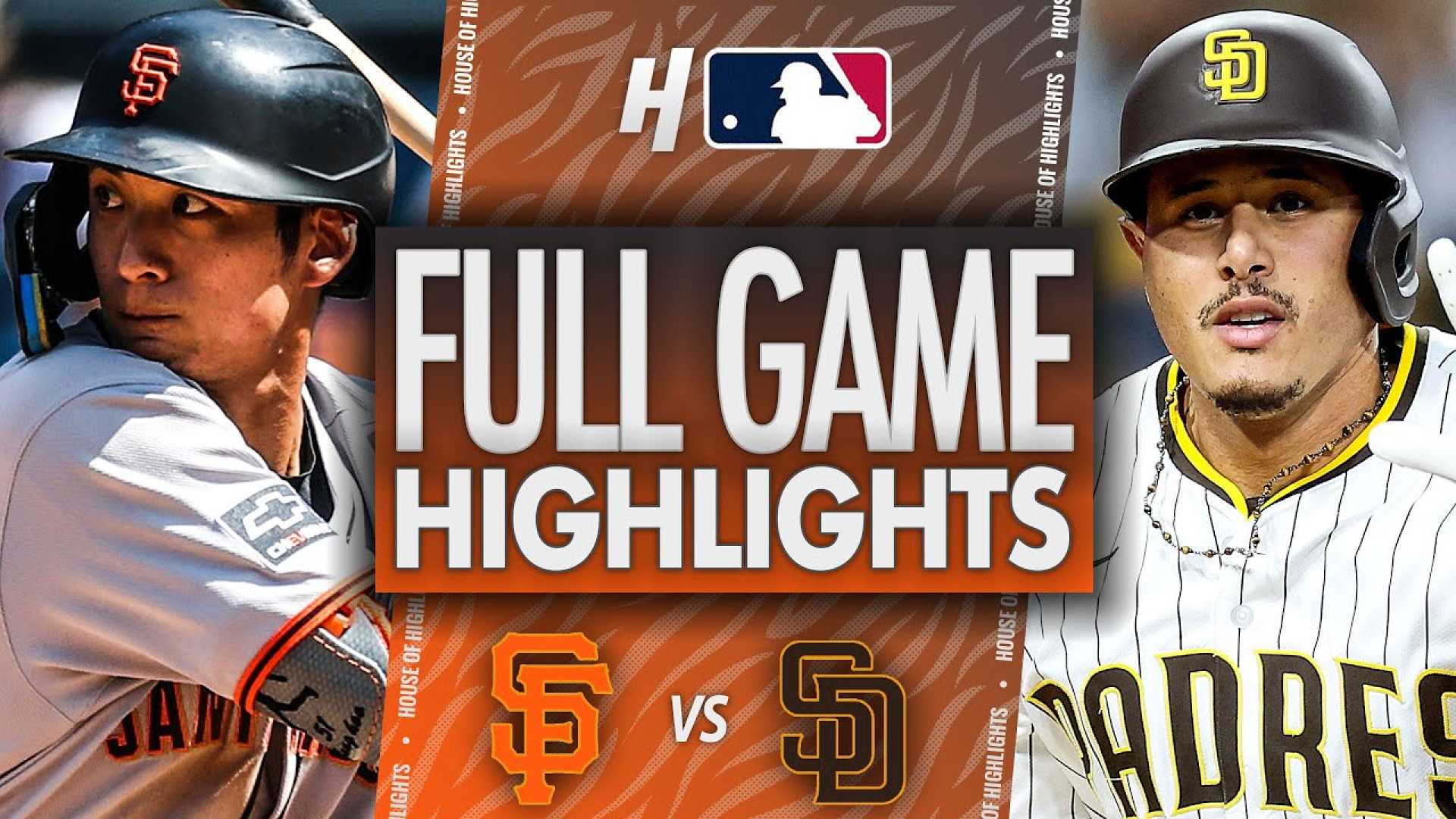 San Francisco Giants And San Diego Padres Baseball