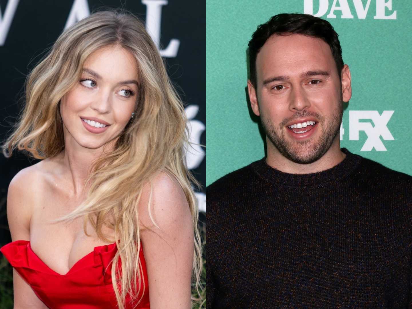 Scooter Braun Sydney Sweeney Venice 2023