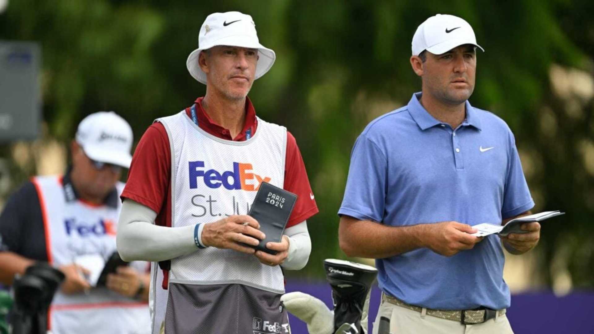 Scottie Scheffler Bmw Championship Caddie