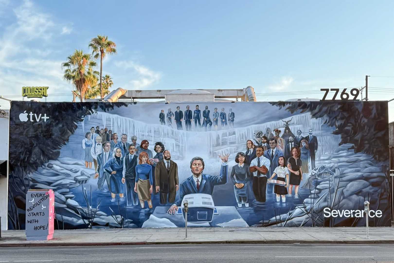 Severance Mural Los Angeles