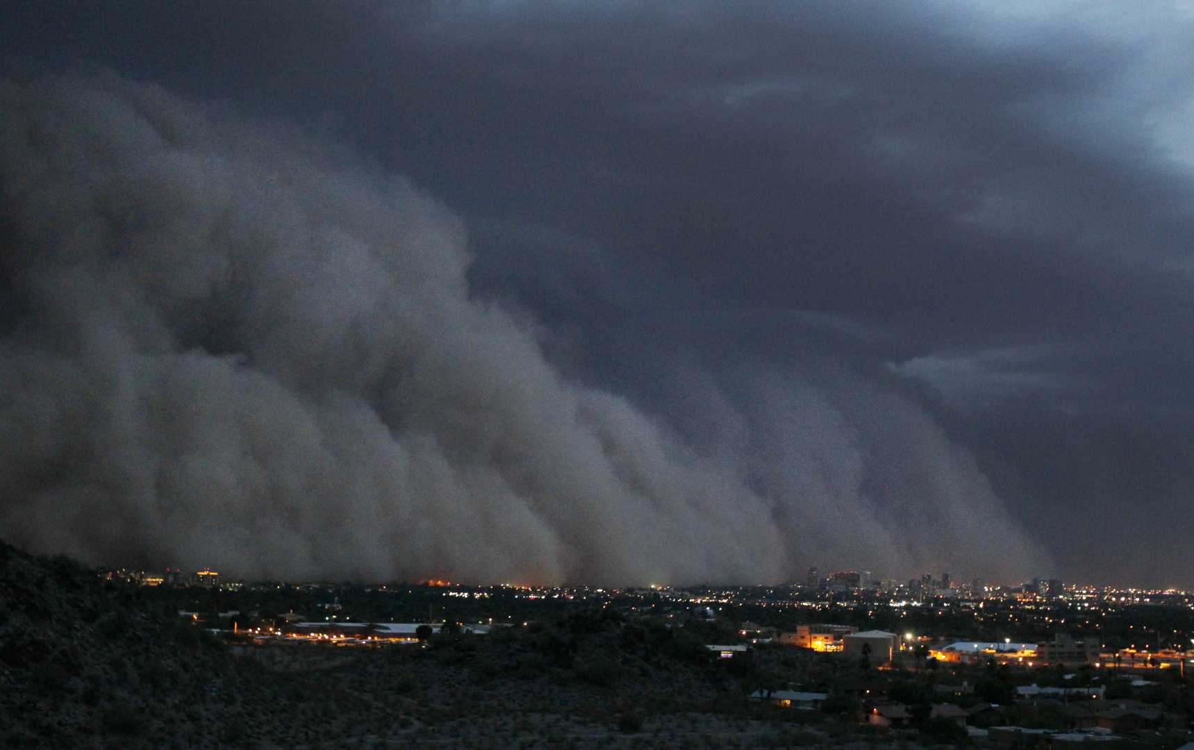 Severe Storms Southern Arizona Flooding Dust