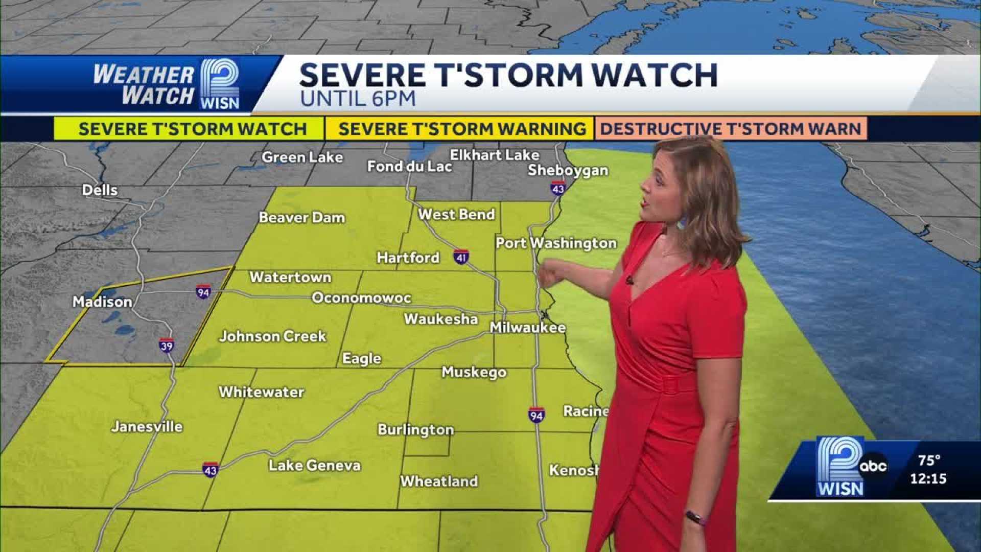 Severe Thunderstorm Warning Wisconsin