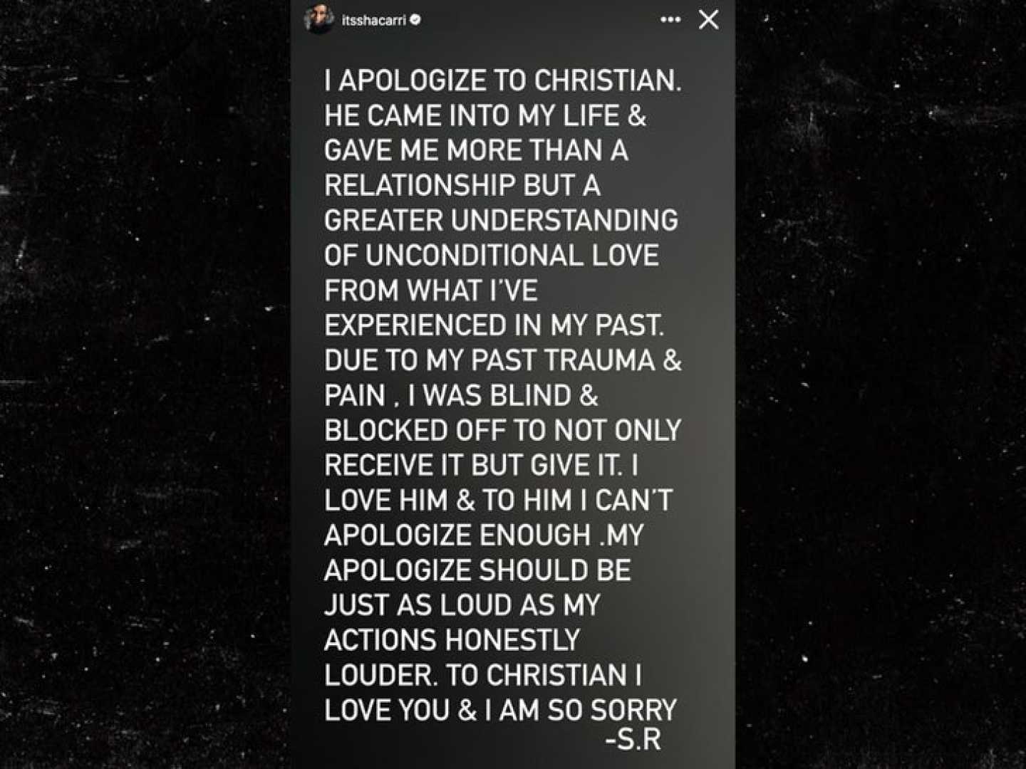 Sha'carri Richardson Instagram Apology