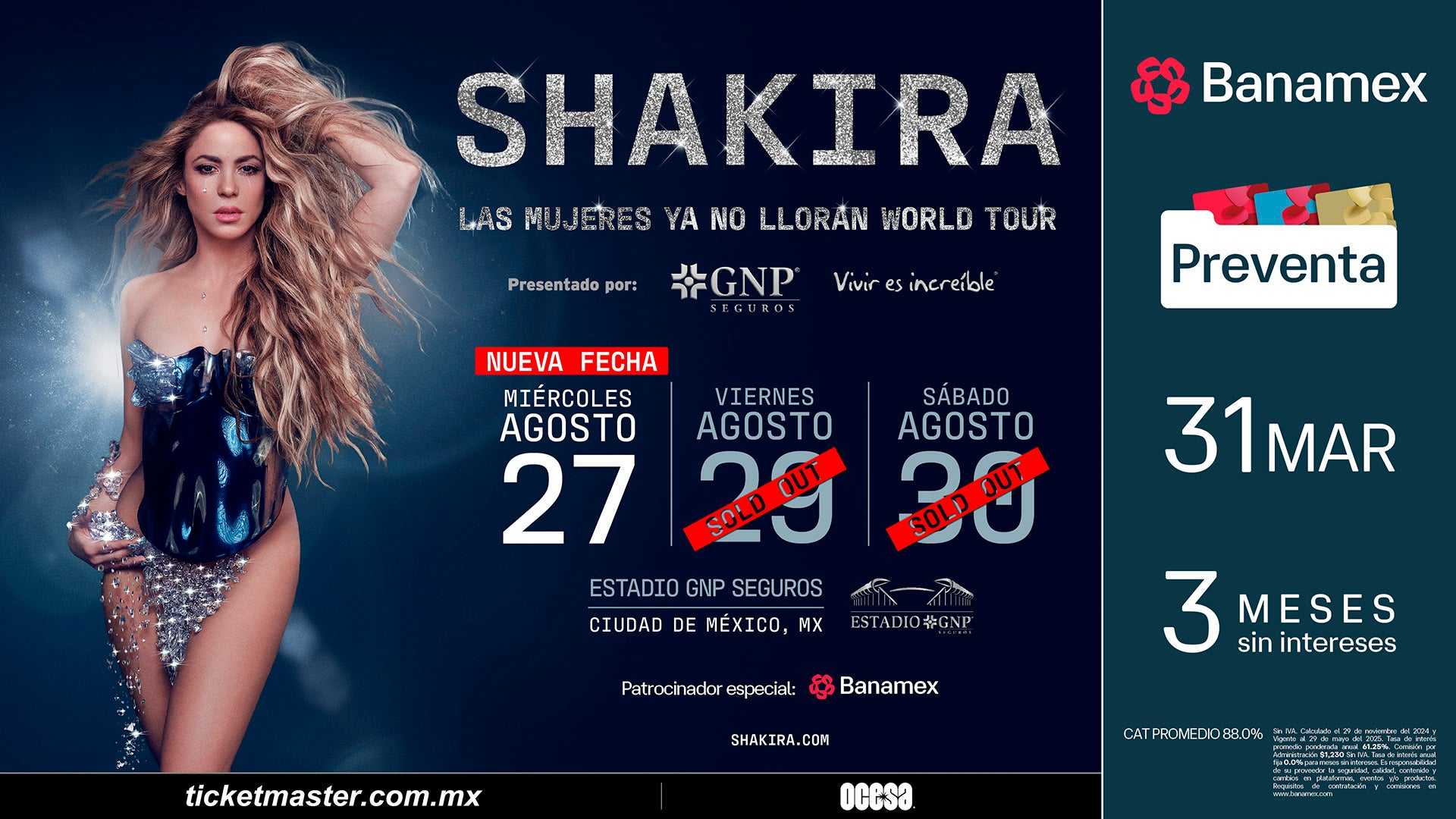 Shakira Las Mujeres Ya No Lloran Tour Mexico