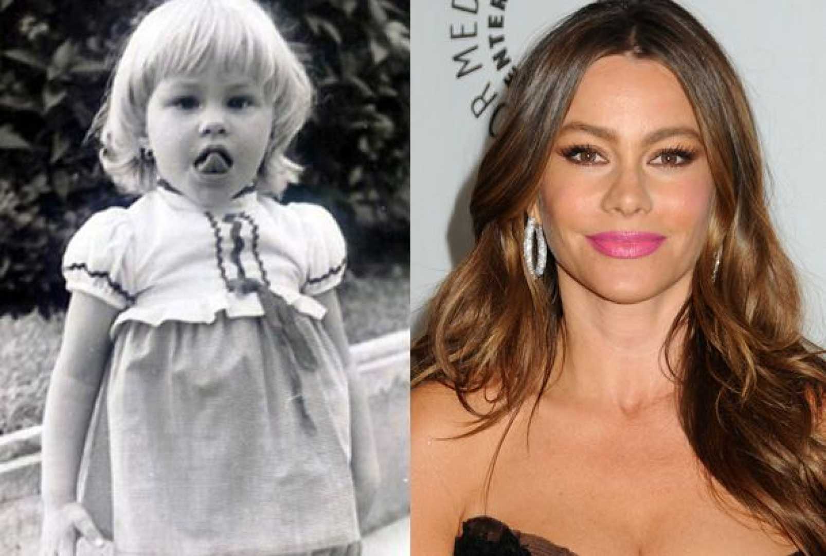 Sofia Vergara Childhood Photo