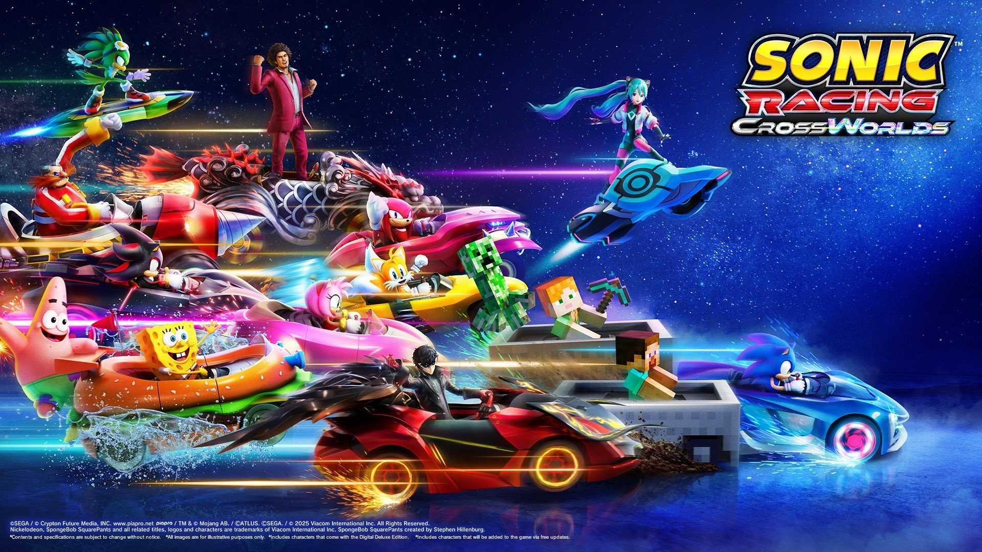 Sonic Racing Crossworlds Characters