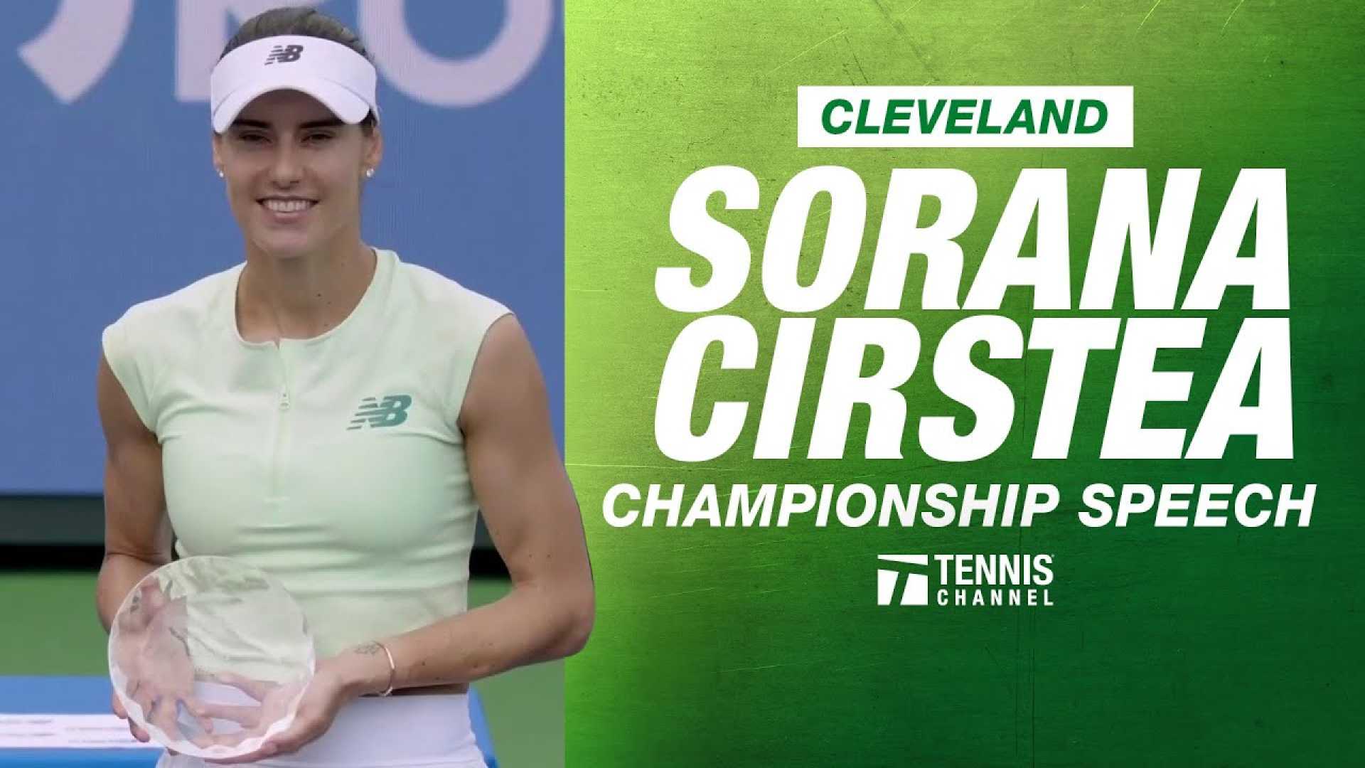 Sorana Cirstea Tennis Match Cleveland