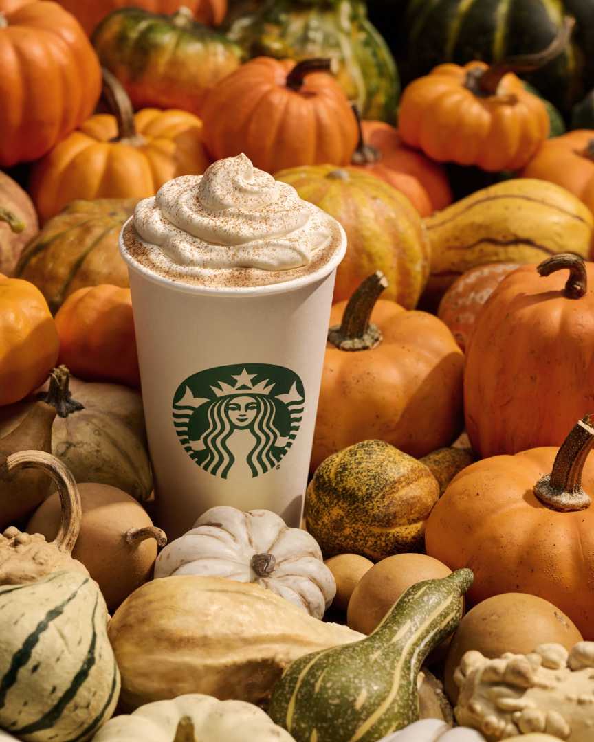 Starbucks 2025 Fall Menu Pumpkin Spice