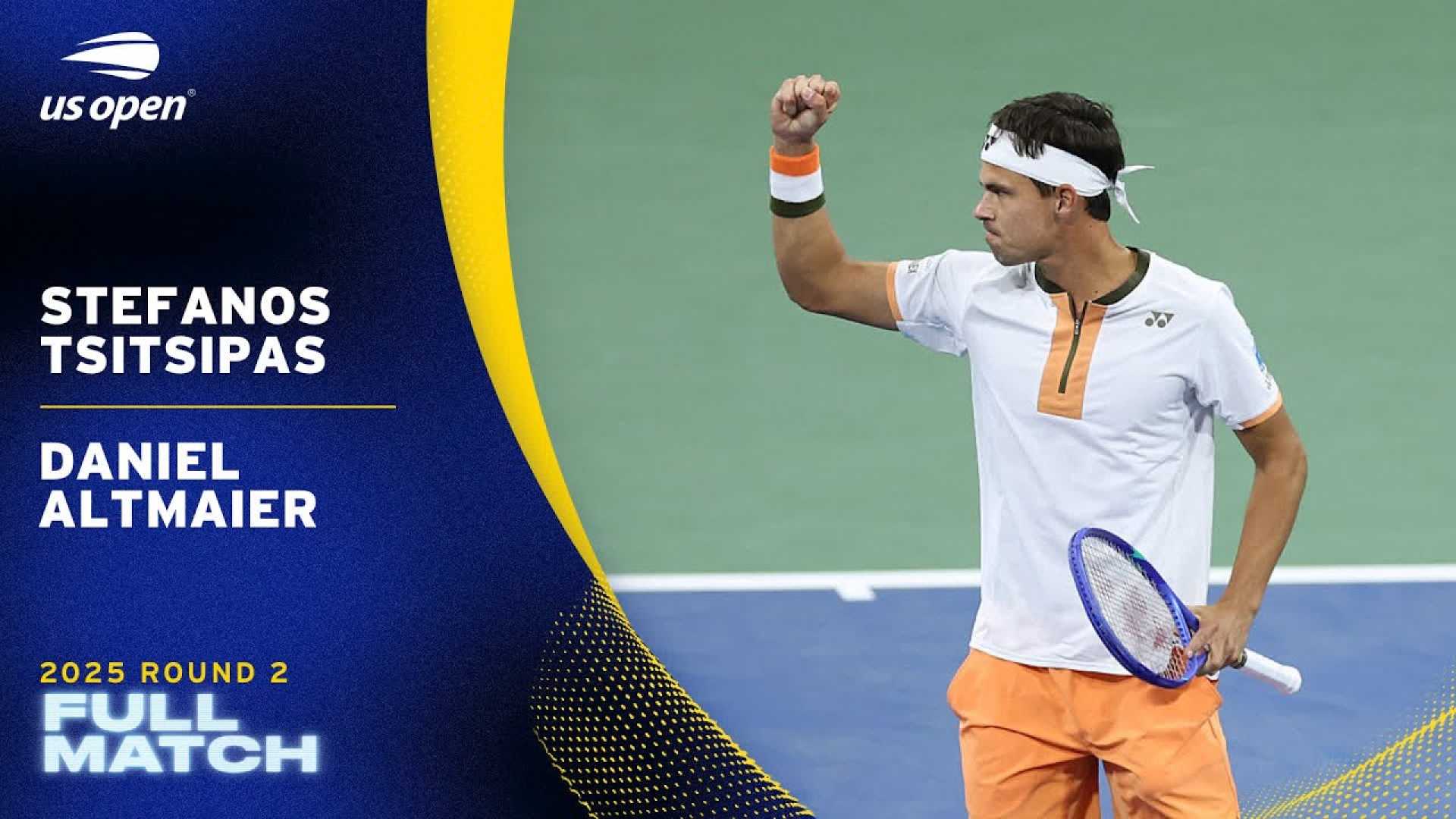 Stefanos Tsitsipas Daniel Altmaier Tennis Match