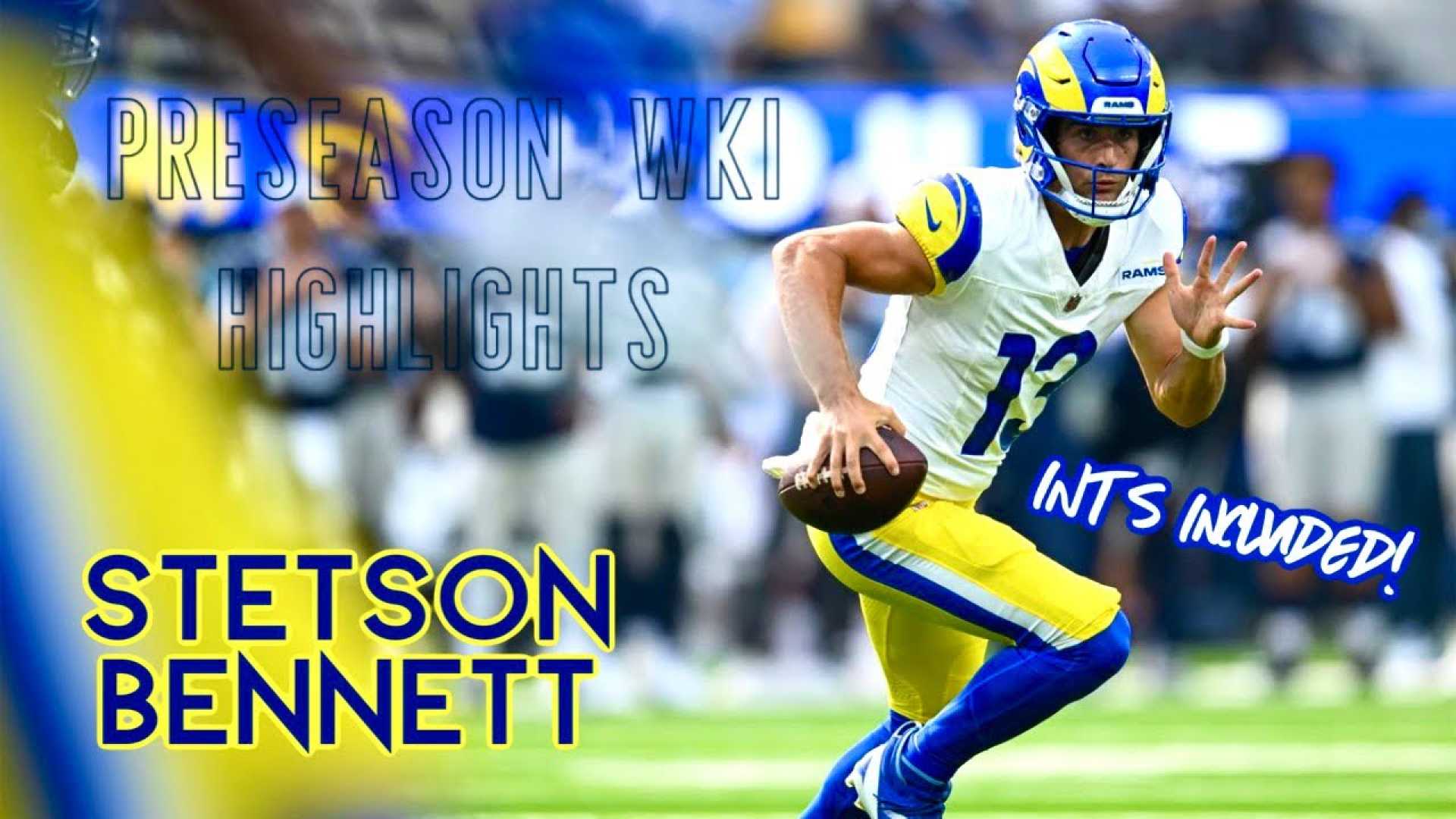 Stetson Bennett Nfl Preseason Game