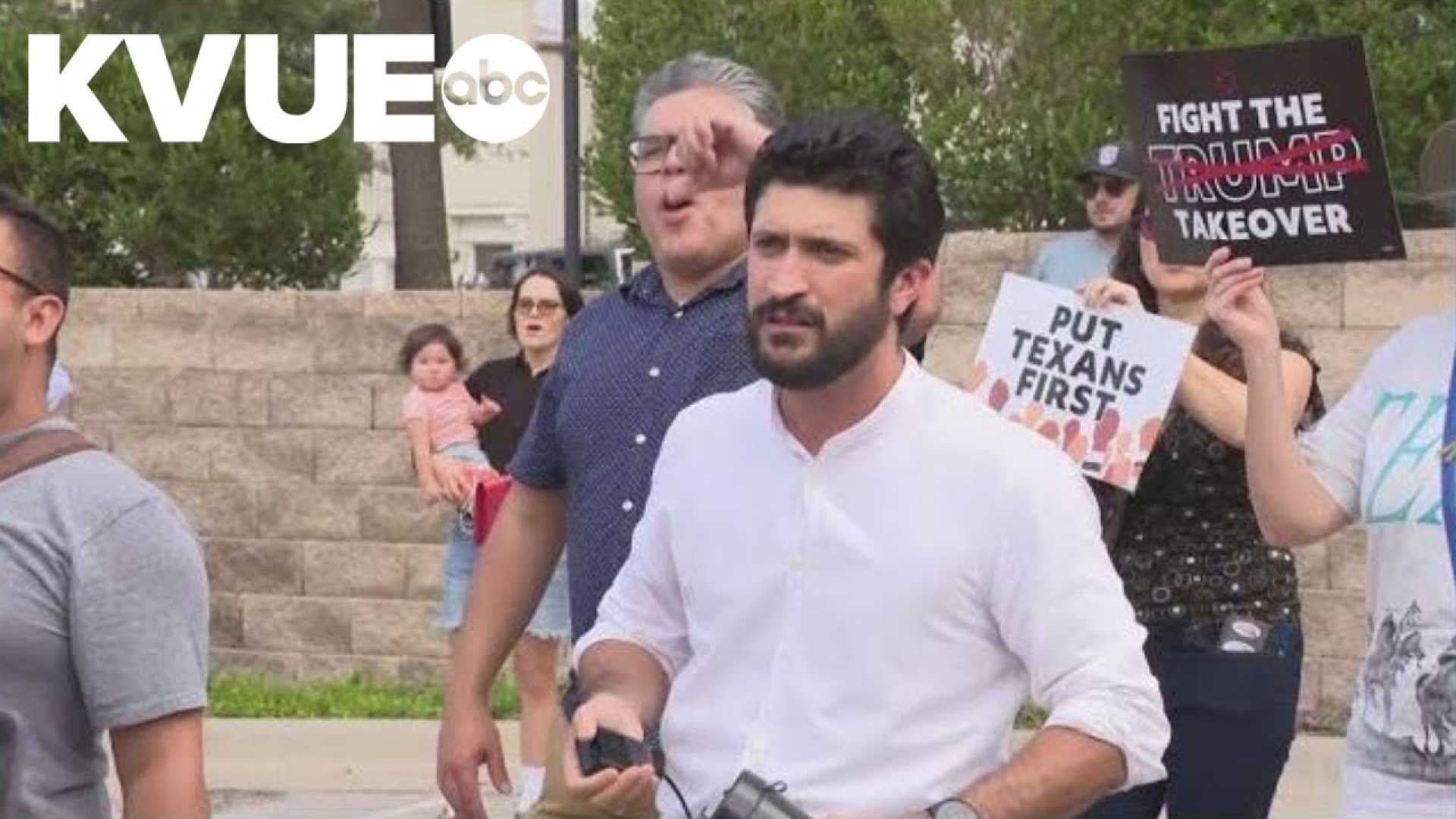 Texas Democrats Redistricting Protest