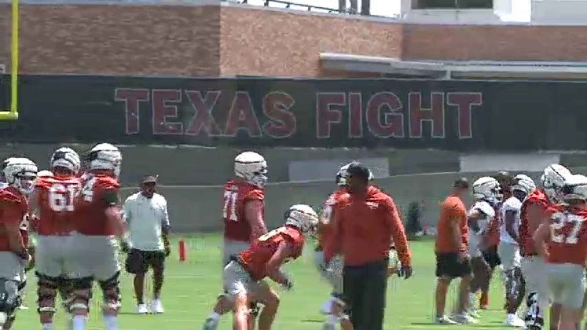 Texas Football Team Practice