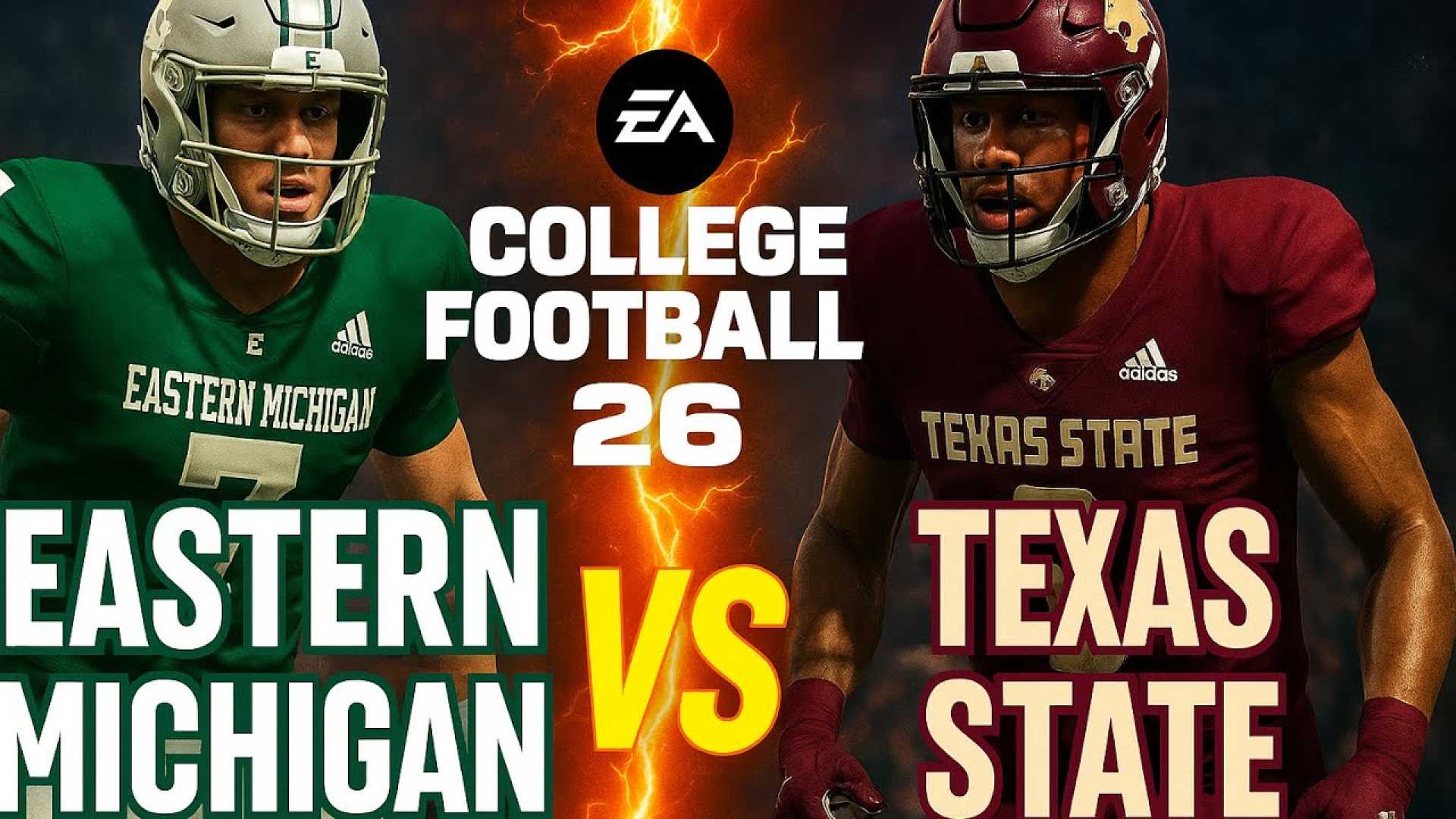 Texas State Vs Eastern Michigan Football Game