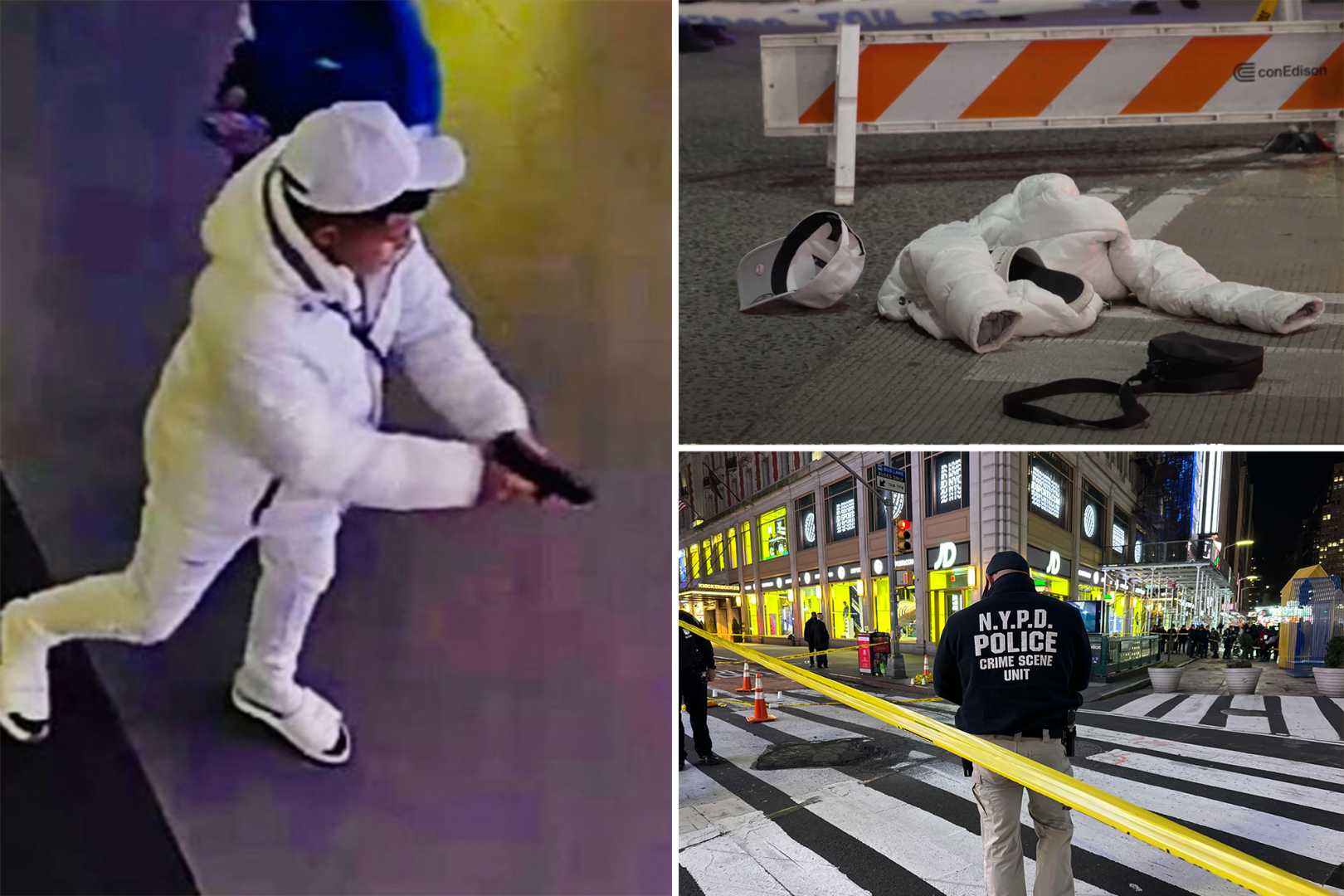 Times Square Shooting Crime Scene