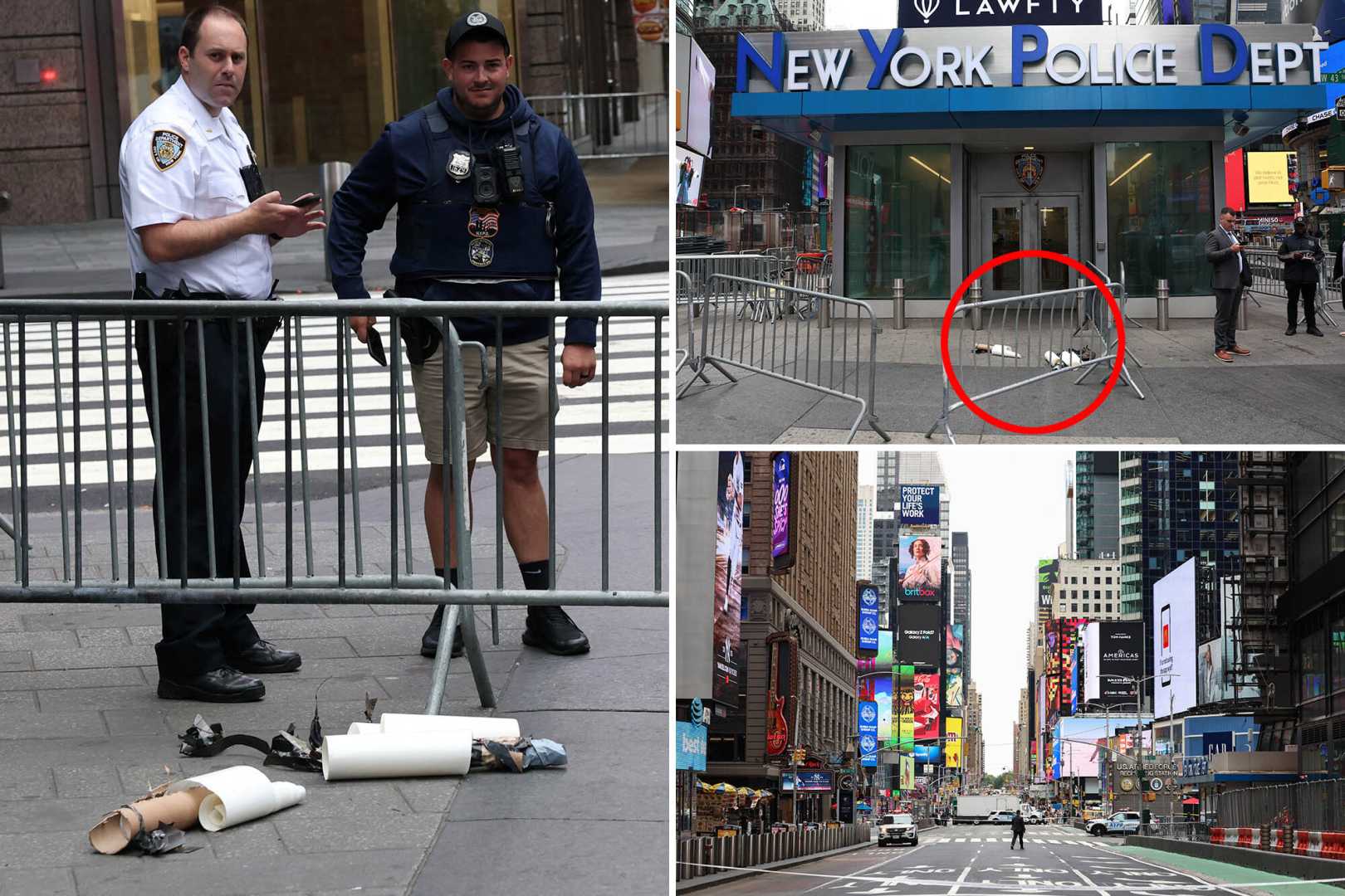 Times Square Suspicious Package Evacuation