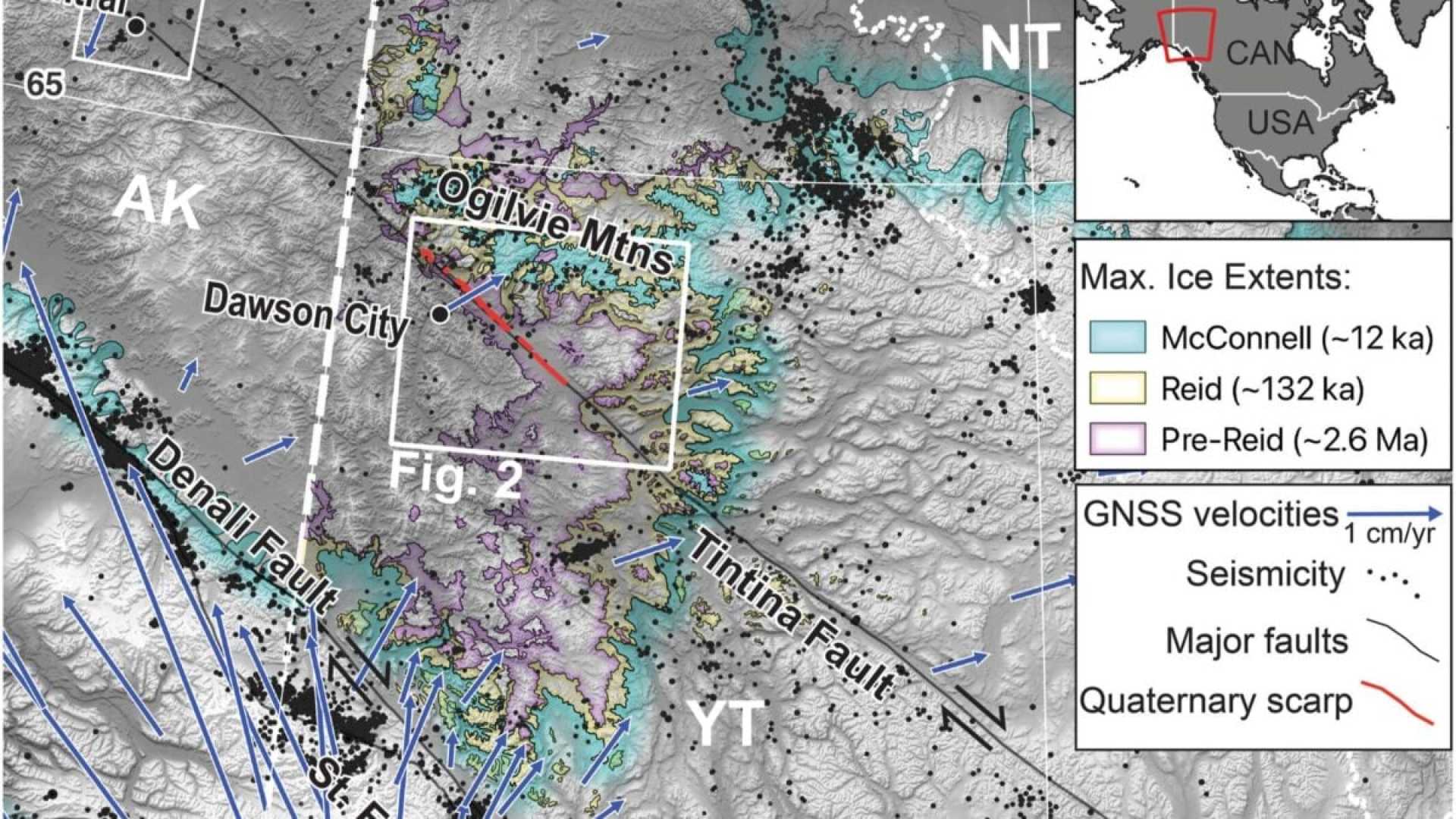 Tintina Fault Earthquake Canada