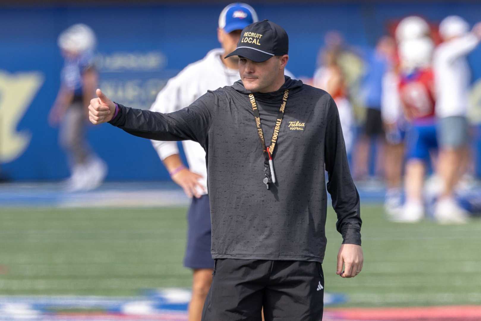 Tre Lamb Tulsa Football Coach Opener