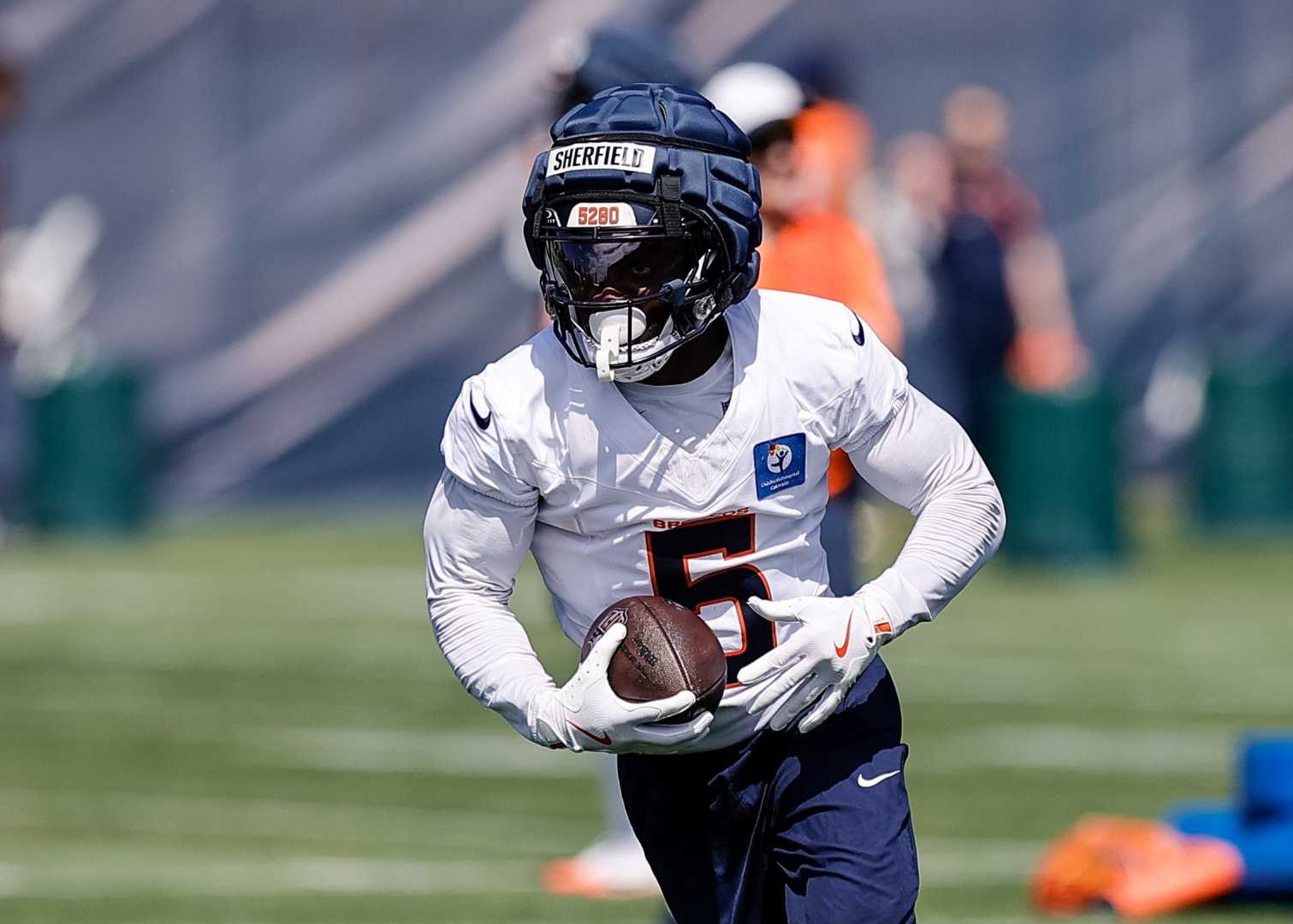 Trent Sherfield Denver Broncos Training Camp