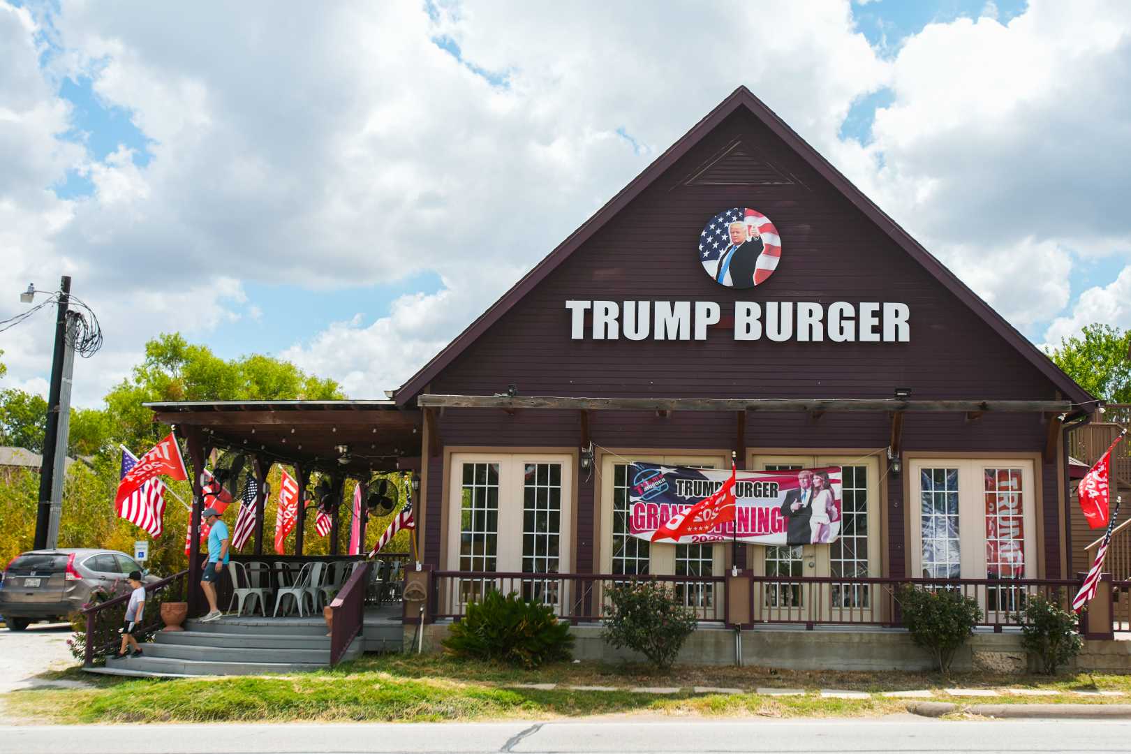 Trump Burger Restaurant Houston
