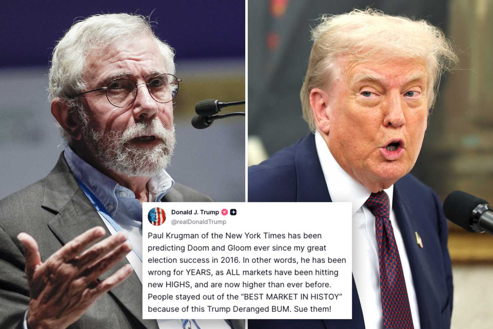 Trump Social Media Paul Krugman