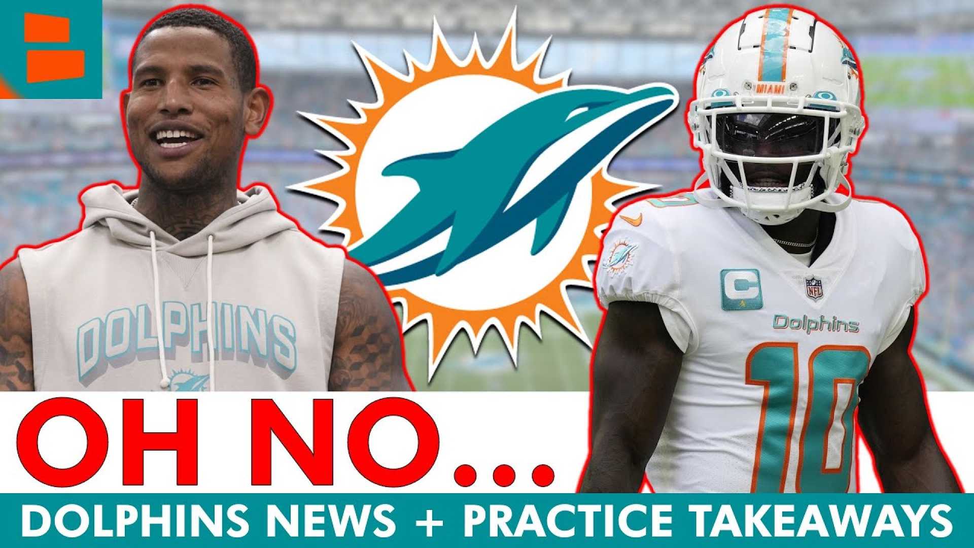Tyreek Hill Miami Dolphins Injury Practice