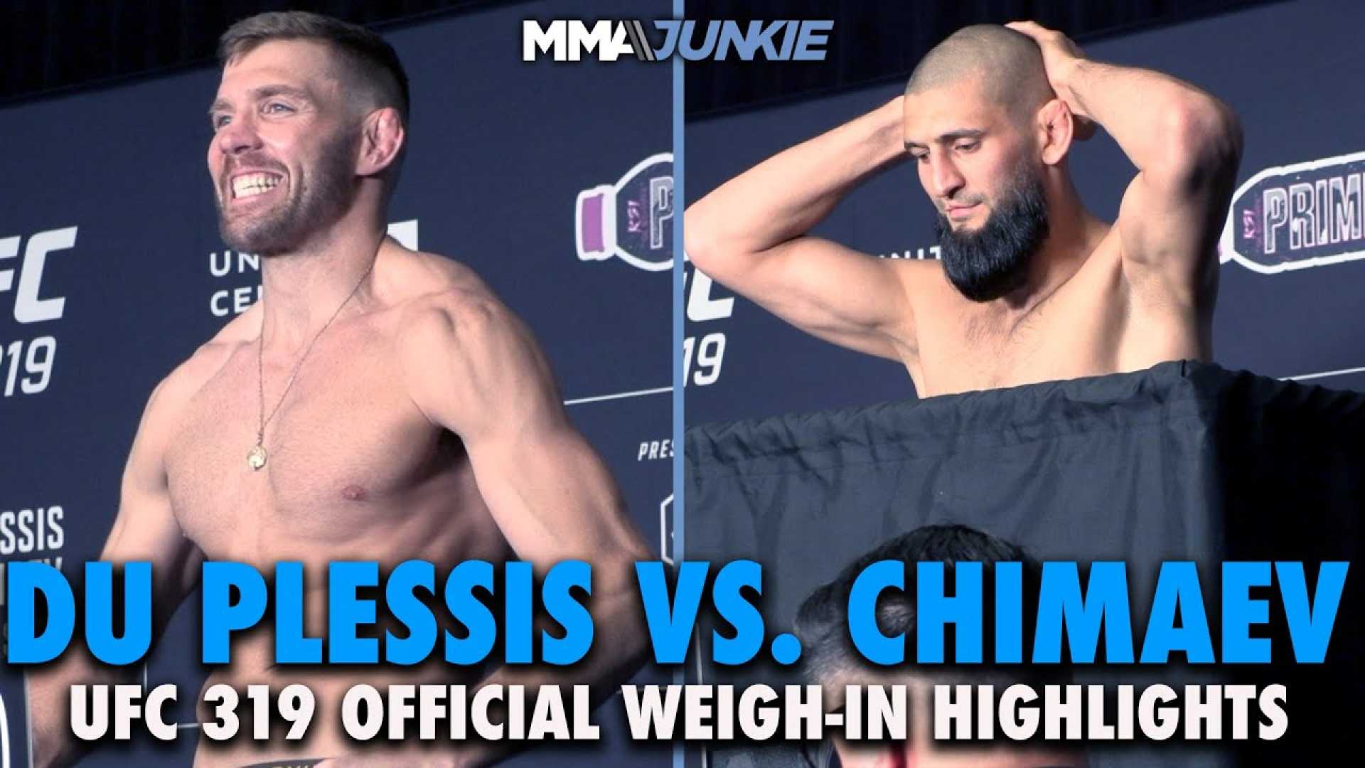 Ufc 319 Dricus Du Plessis Khamzat Chimaev