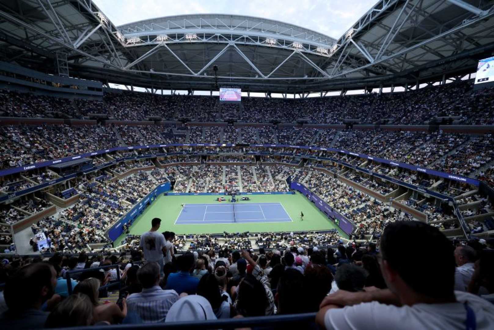 Us Open Tennis Match Atmosphere