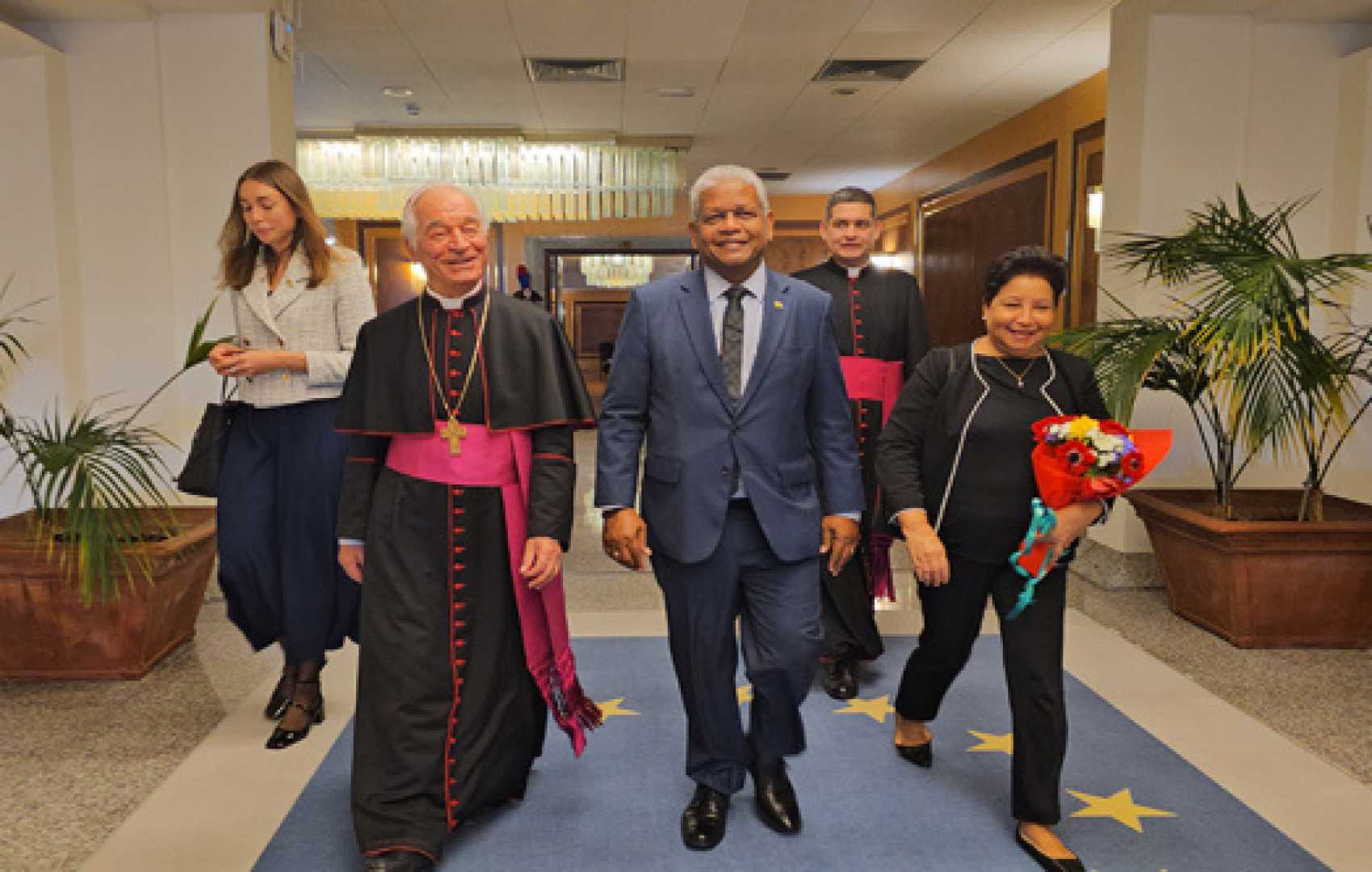 Wavel Ramkalawan Vatican Visit
