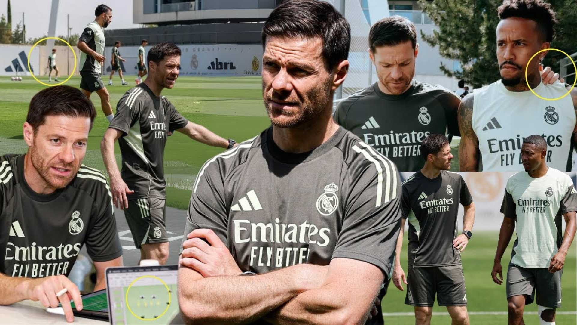 Xabi Alonso Real Madrid Training Match