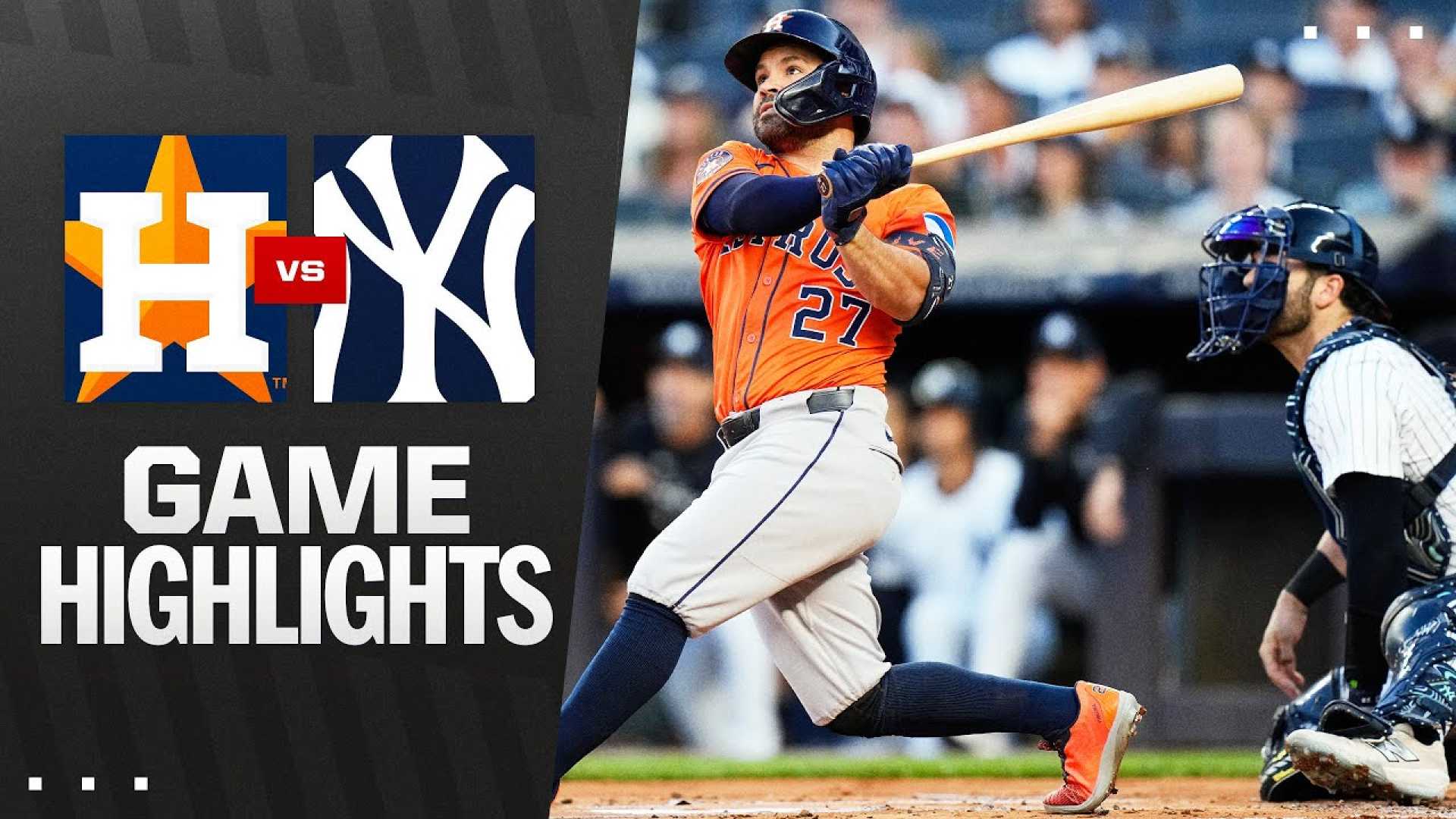 Yankees Astros Baseball Game