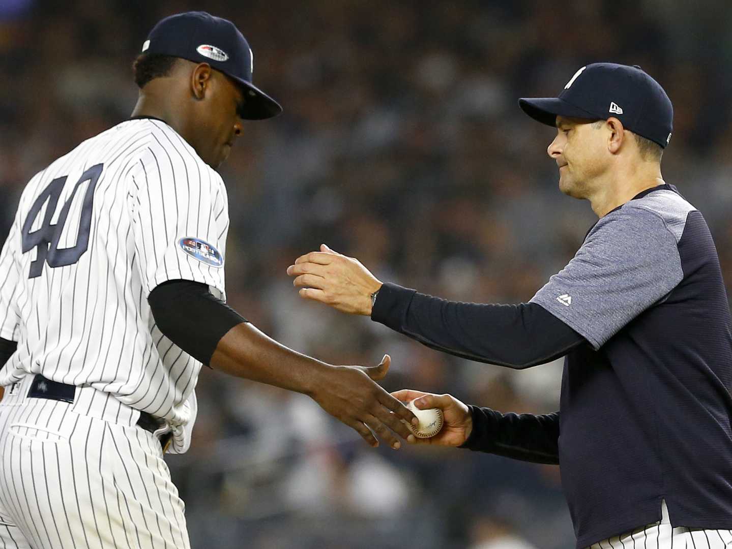 Yankees Bullpen Aaron Boone