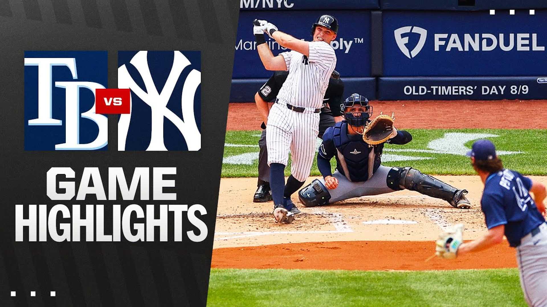 Yankees Rays July 31 Game Highlights