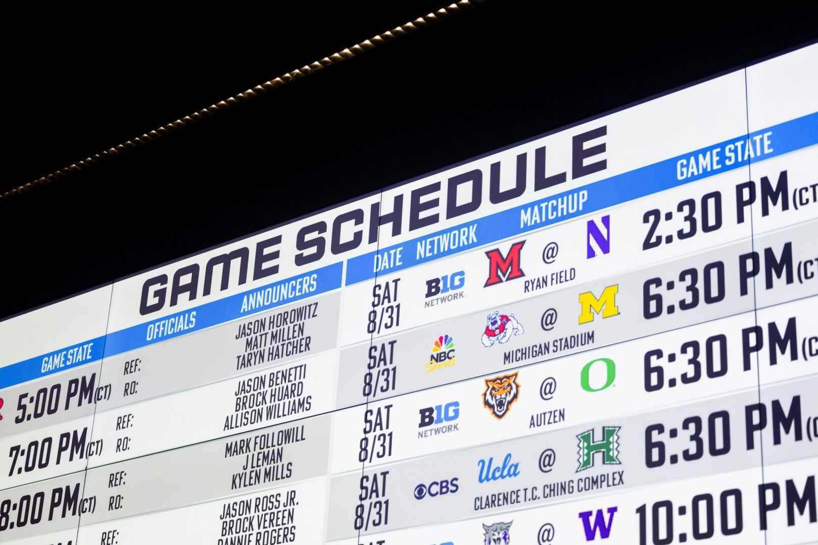 2025 College Football Tv Schedule Updates