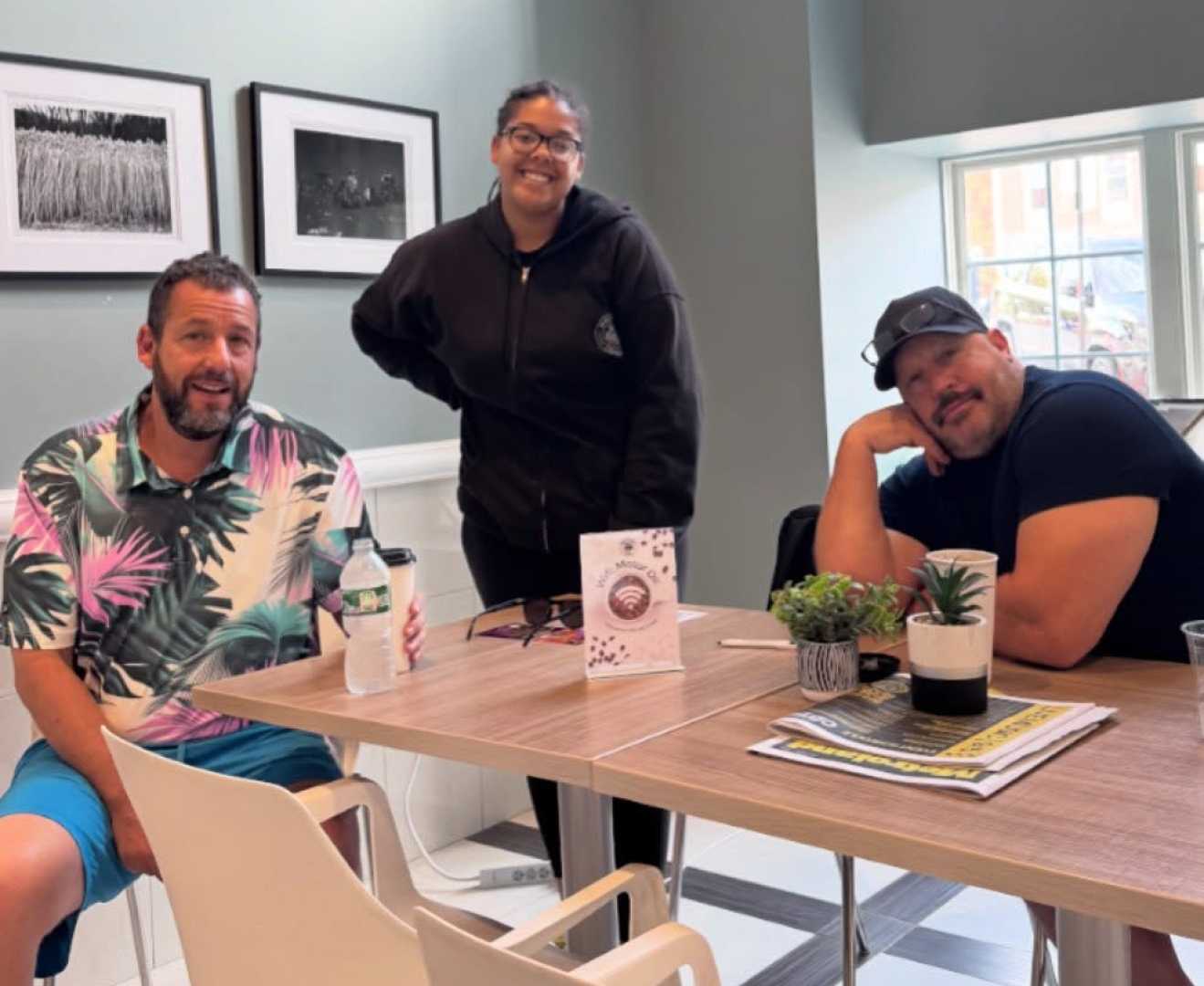 Adam Sandler Kevin James Coffee Shop