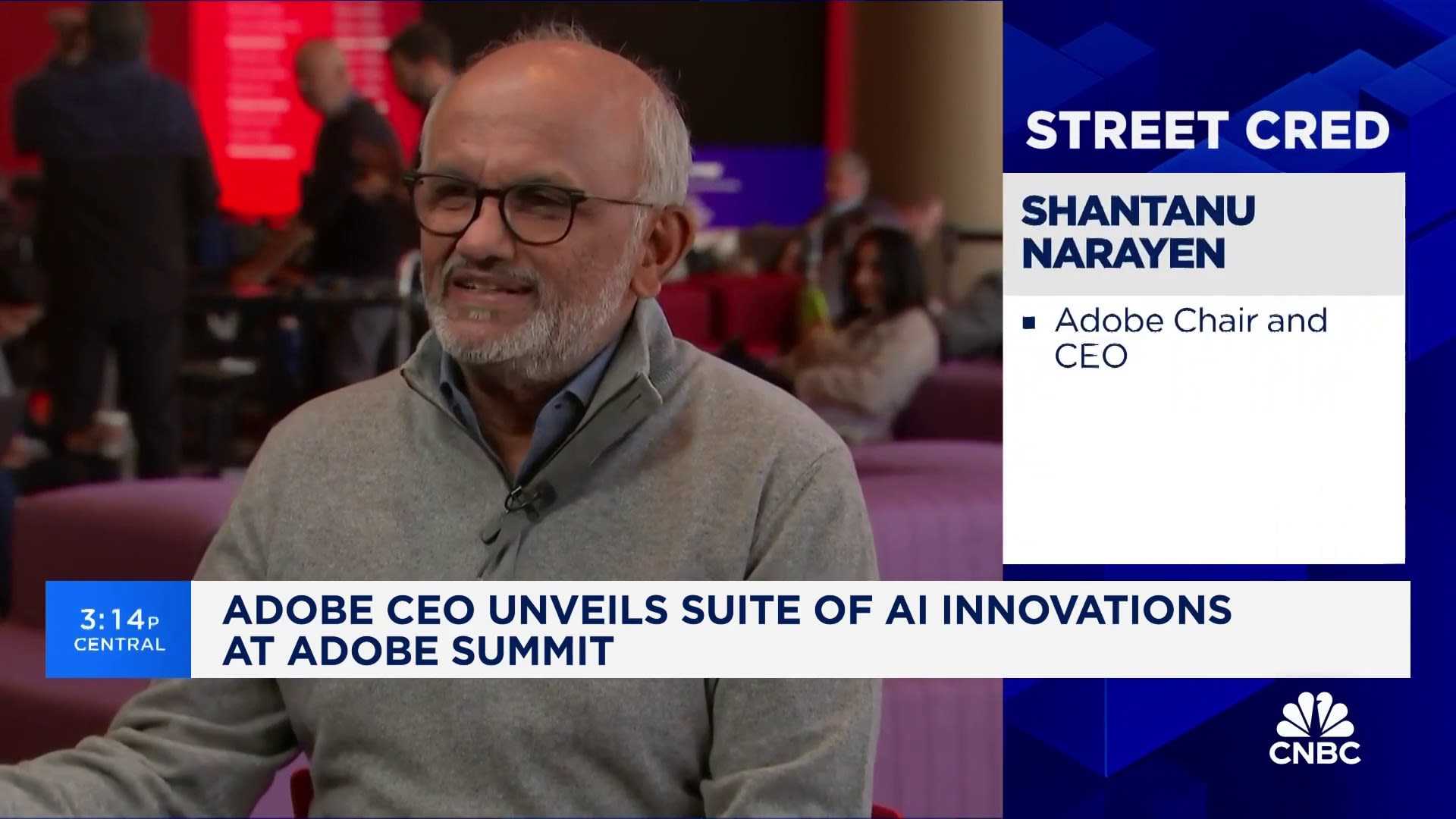 Adobe Ceo Shantanu Narayen Ai Innovations