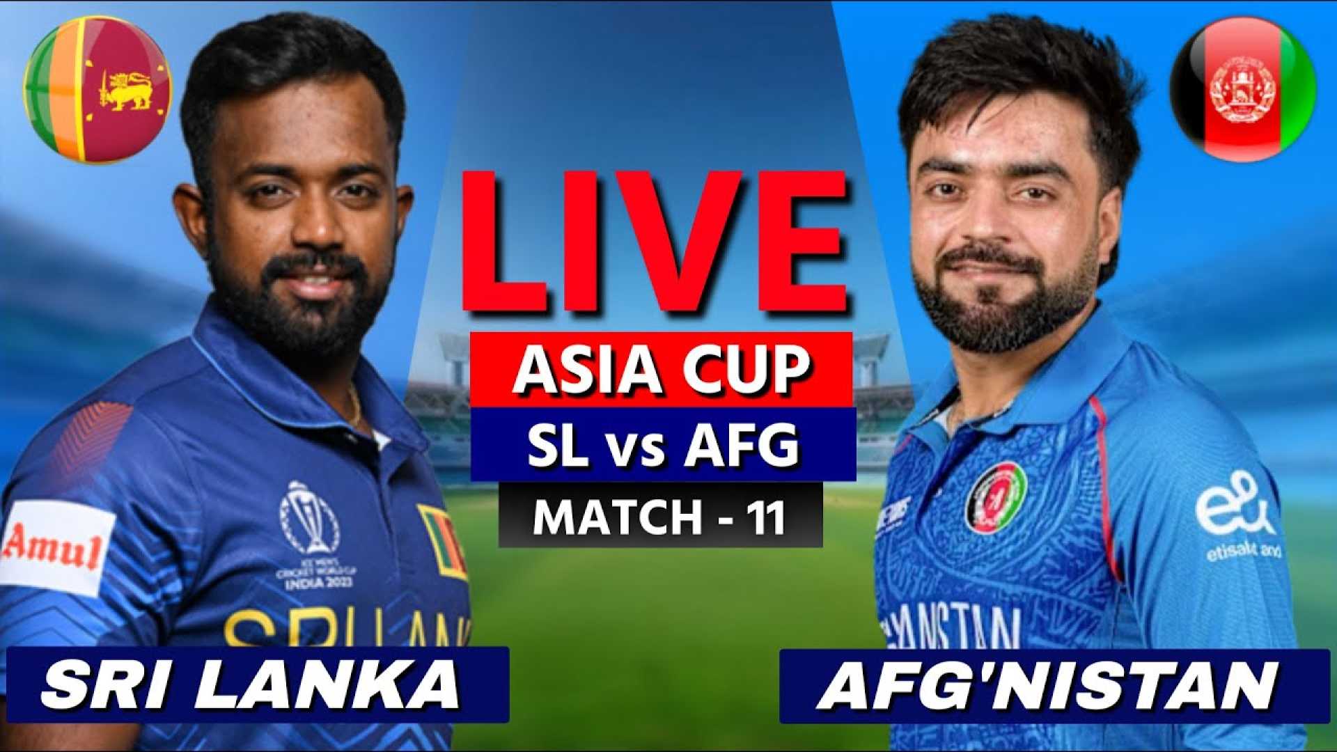 Afghanistan Vs Sri Lanka T20 Asia Cup